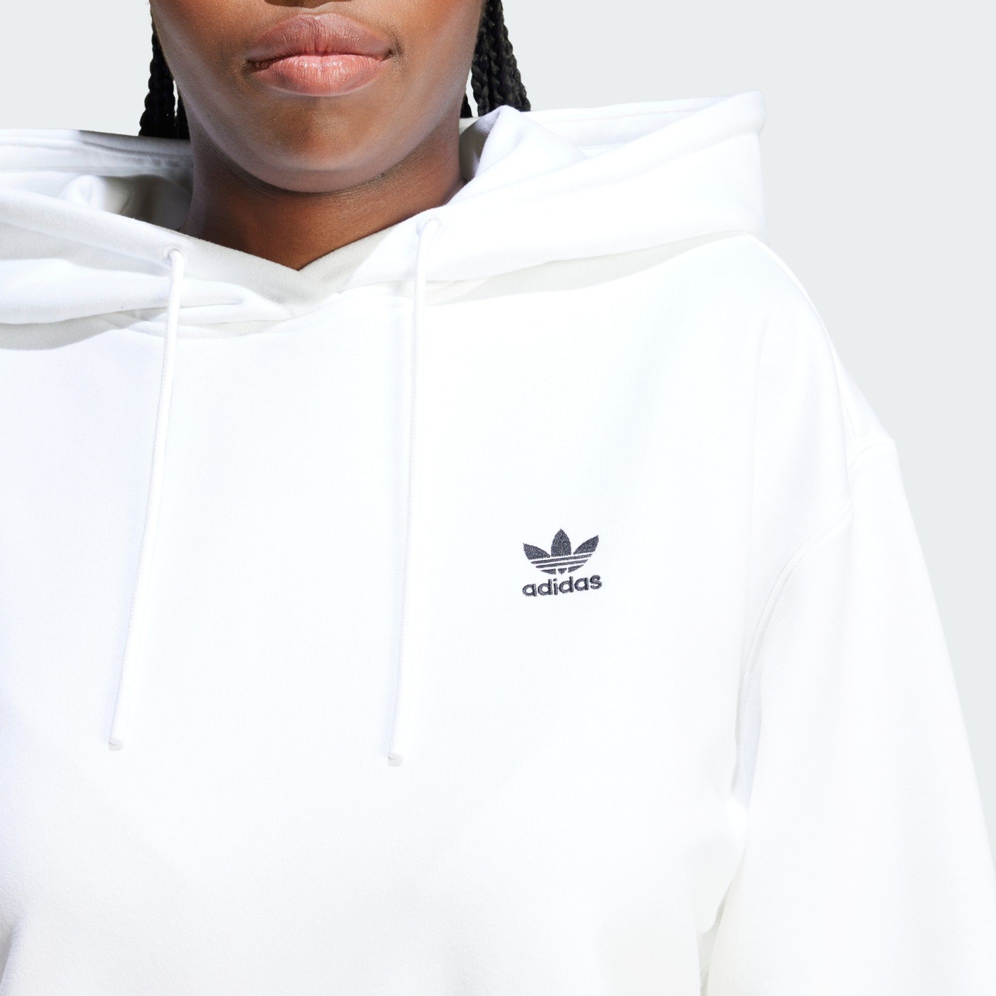 Originals Hoodie OVERSIZED TREFOIL White HOODIE adidas