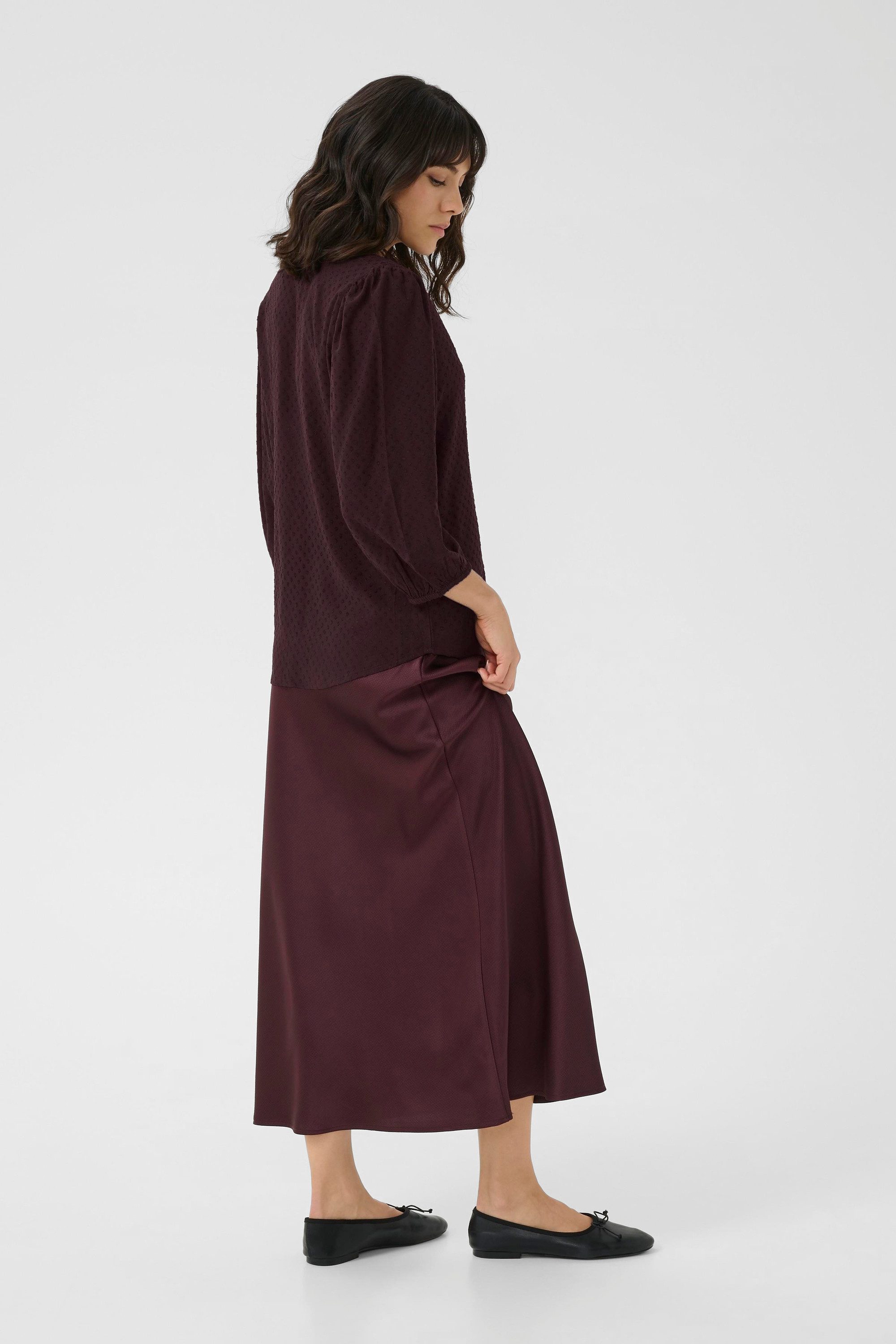 KAFFE Langarmbluse Langarm-Bluse KAannika