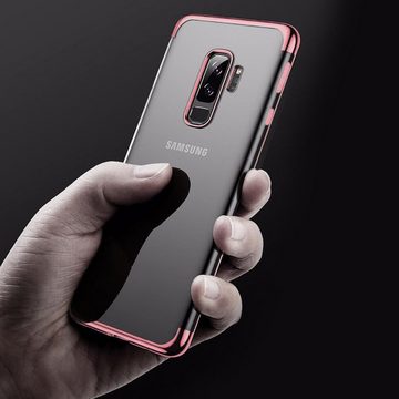 CoolGadget Handyhülle Slim Case Farbrand für Samsung Galaxy J3 2017 5 Zoll, Hülle Silikon Cover für Samsung J3 2017 Schutzhülle