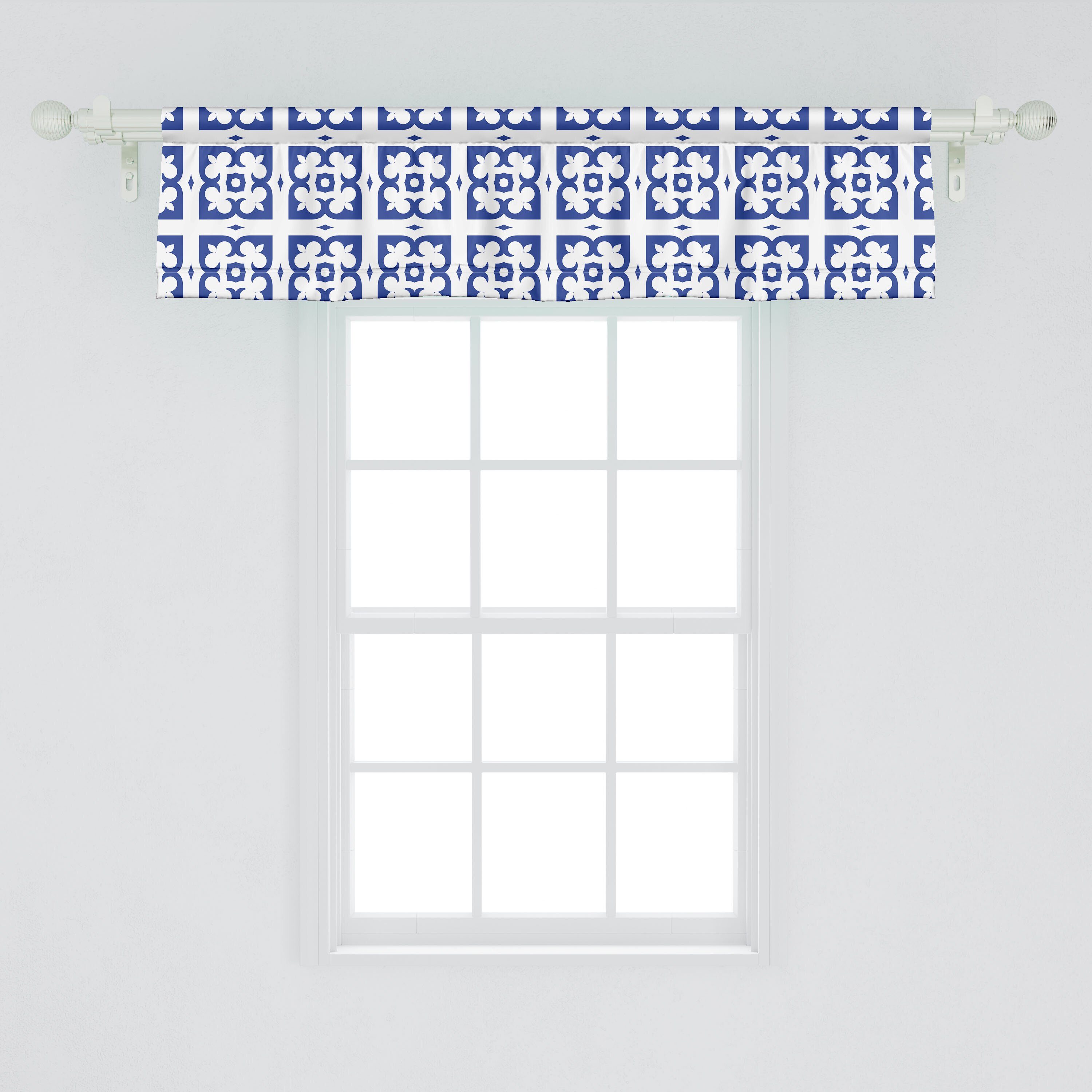 Dekor Schlafzimmer Scheibengardine Volant Deco Stangentasche, Küche mit Abstrakt Art inspiriert für Vorhang Abakuhaus, Microfaser,