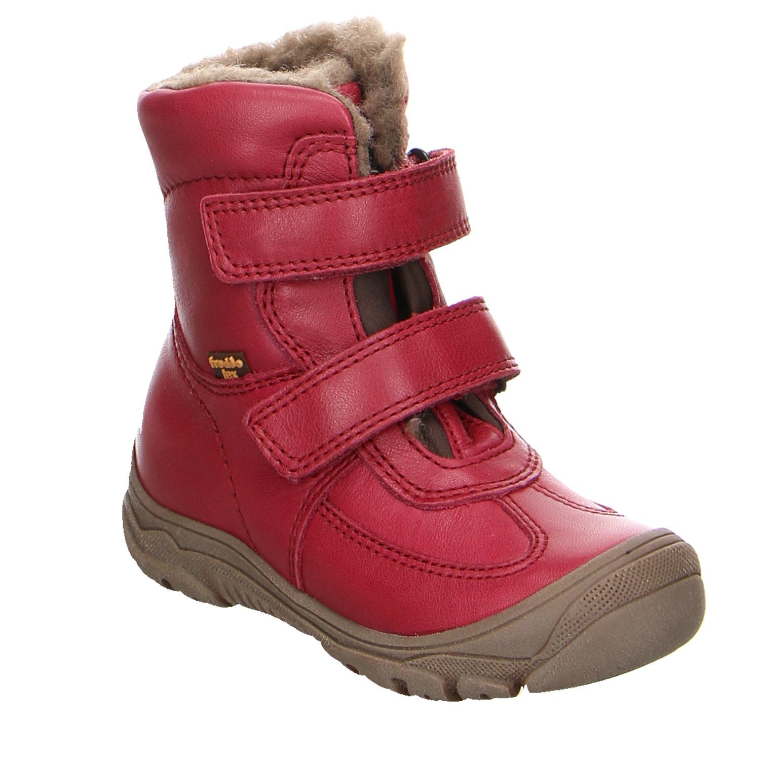 froddo® Froodo G3160153-6 Leder Klettstiefel Winter Mädchen rot Winterstiefelette