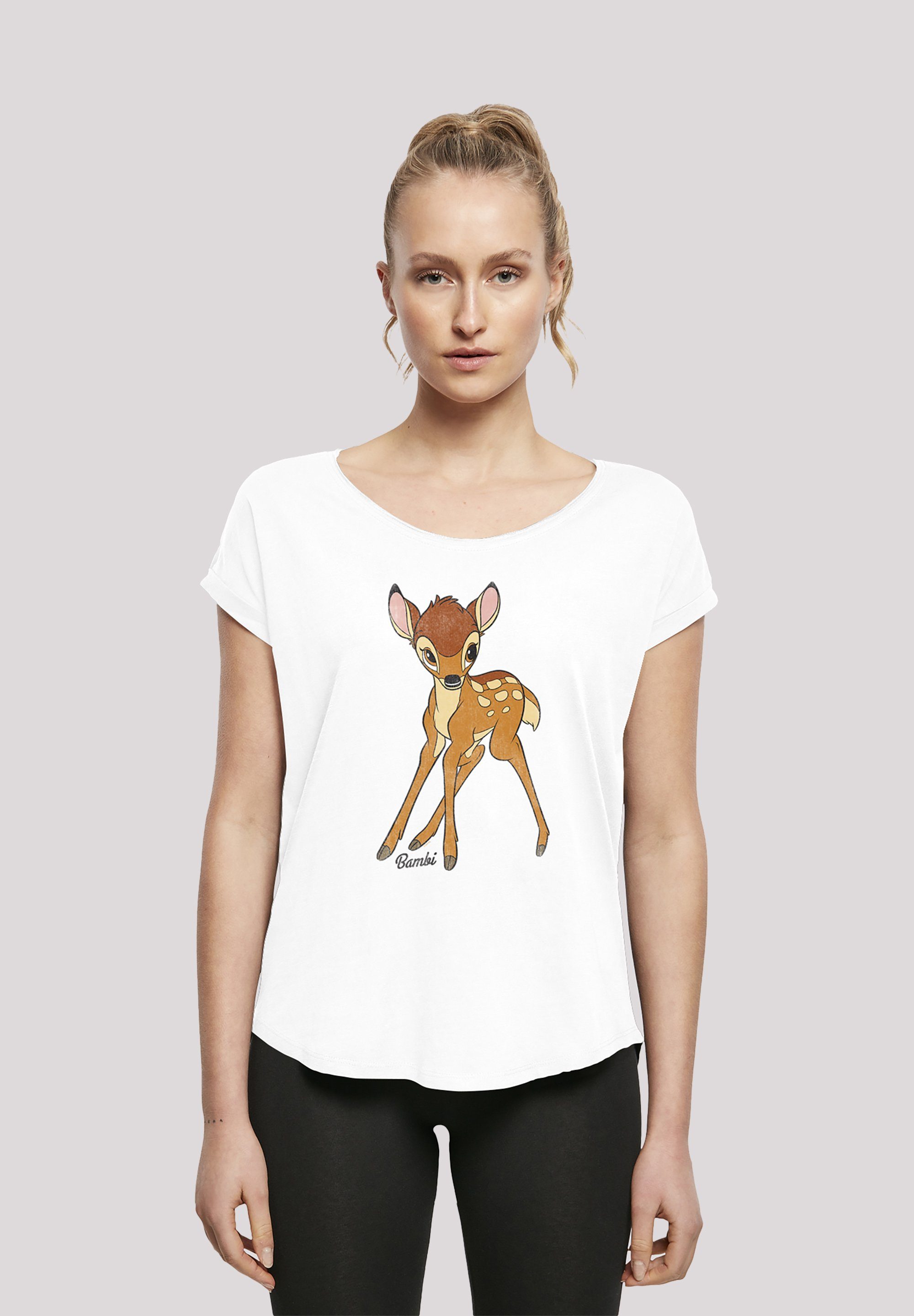 Disney weiß Bambi Print F4NT4STIC T-Shirt Classic