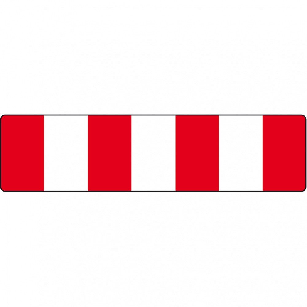 Dreifke Verkehrsschild VZ Höhenleitmal, VKZ-Nr.600.33, Wandmontage, Alu RA0, reflektierend, 1