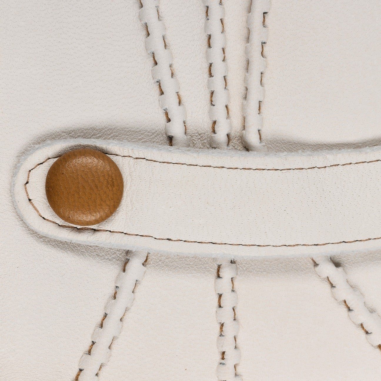 Caridei Lederhandschuhe (1-St) Fingerhandschuhe mit Futter, Made in Italy