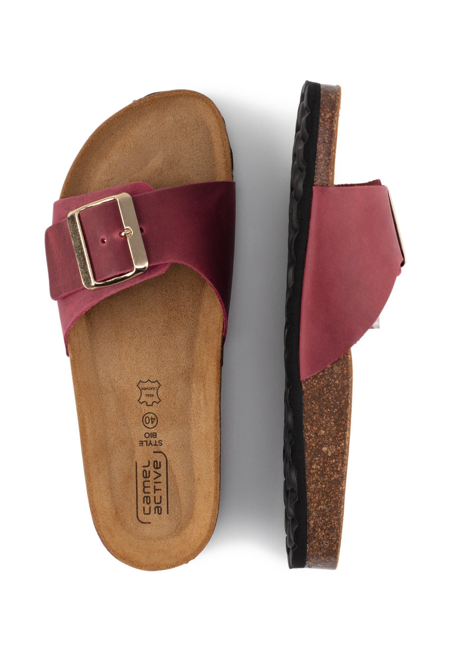camel active Sandale crazy horse BORDEAUX Sandale günstig online kaufen