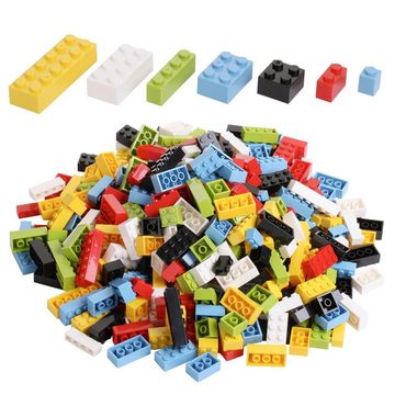 Katara Konstruktionsspielsteine Bausteine Box-Set inkl. Schaufel mit 636 Steinen, (4er Set), 100% Kompatibel Sluban, Papimax, Q-Bricks, LEGO®