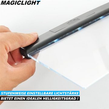 MAVURA Lesehilfe MAGICLIGHT LED Buchlampe Leseleuchte Lesezeichen Leselampe, Buch Lampe Buchlicht mit Seitenclip
