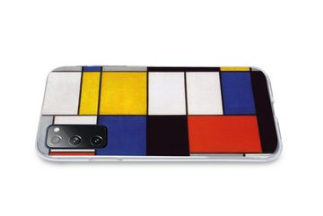 MuchoWow Handyhülle Komposition A - Piet Mondrian, Phone Case, Handyhülle Samsung Galaxy S20 FE, Silikon, Schutzhülle