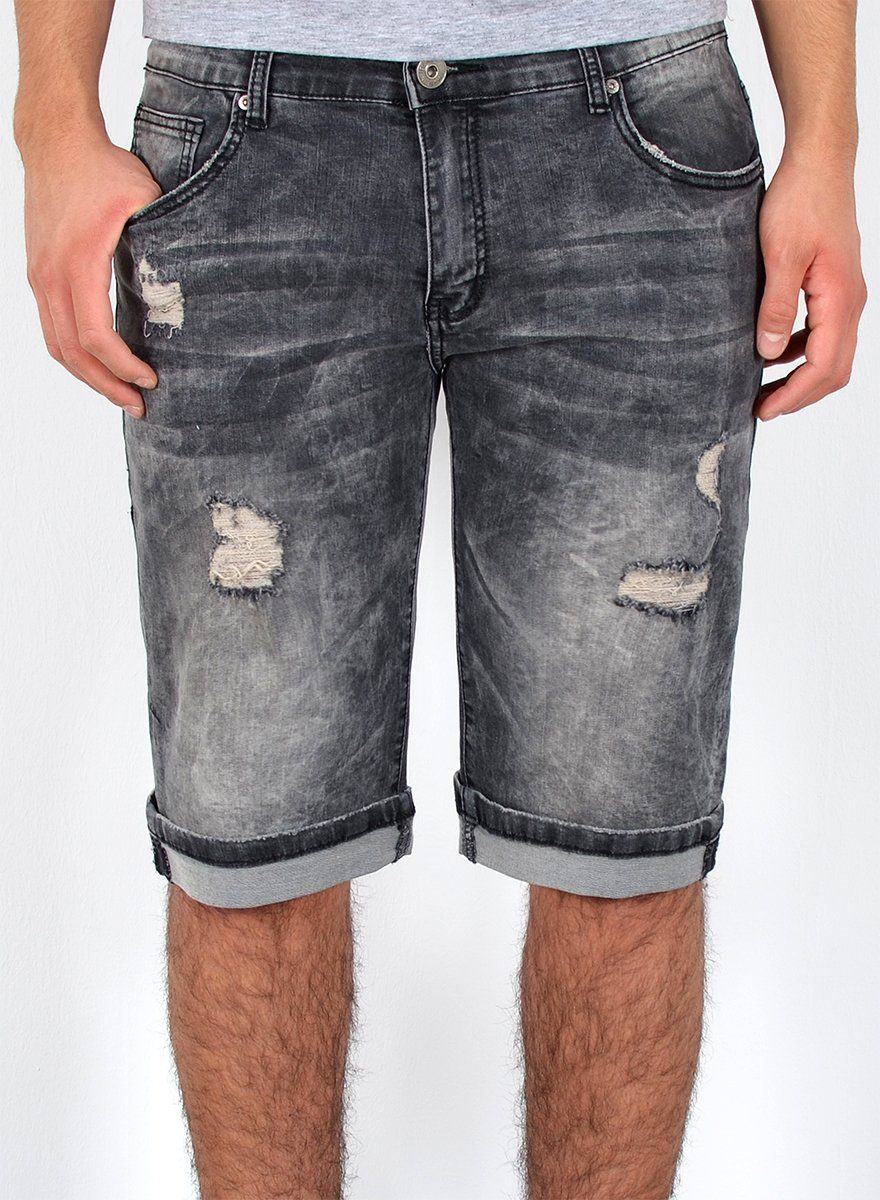 ESRA Jeansshorts Jeans Shorts Herren Jeansshorts Stretch Sommer Hose bis Üb günstig online kaufen
