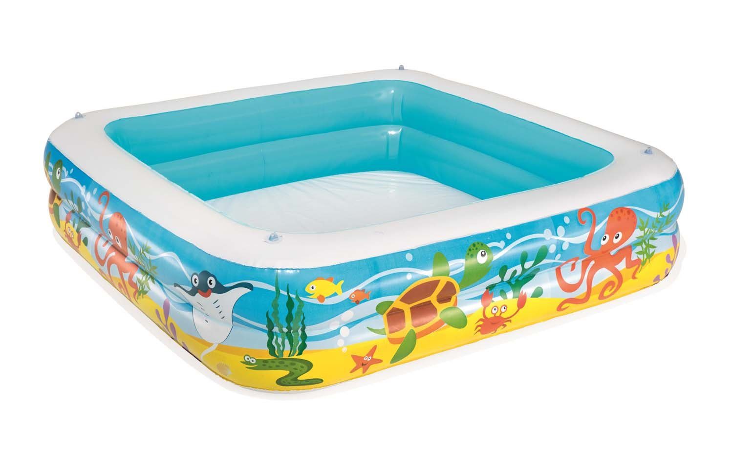 Bestway Planschbecken Bestway Planschbecken mit Sonnendach - Aufblasbarer Kinderpool Pool – Bild 2 von 5