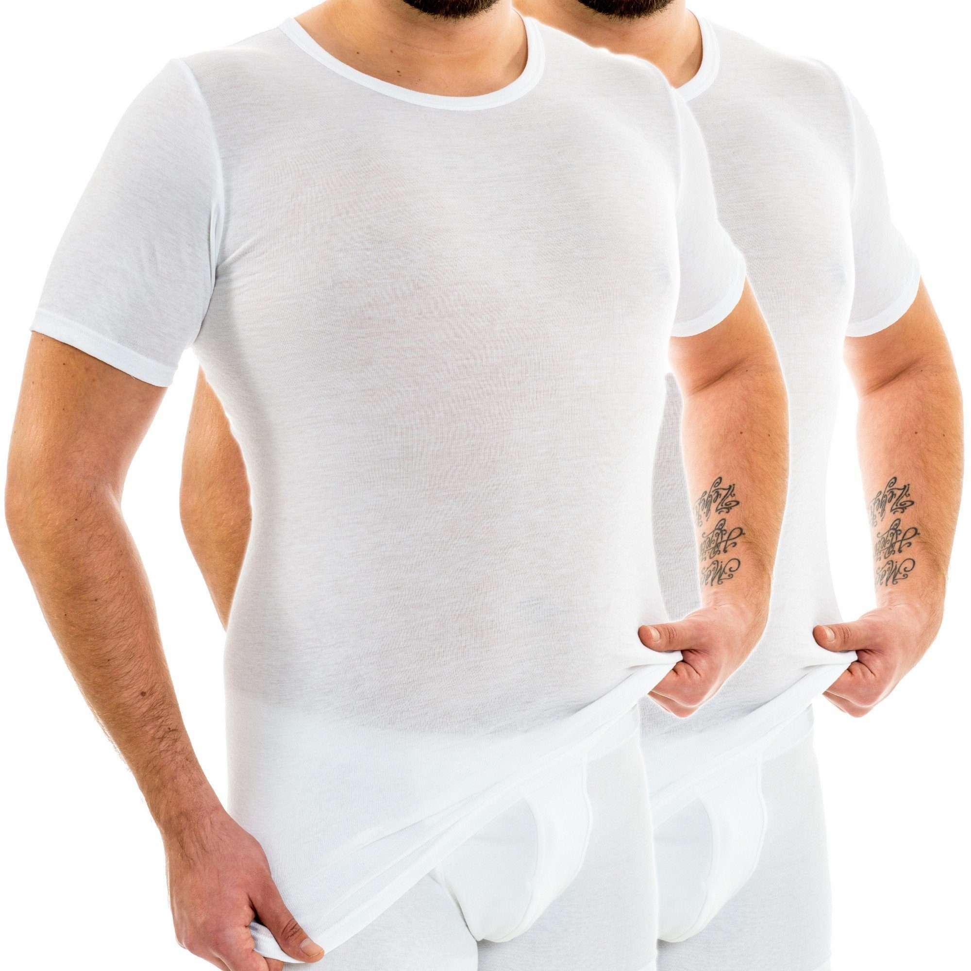 HERMKO Funktionsunterhemd 63847 2er Pack Herren Business Funktionsunterhemd günstig online kaufen