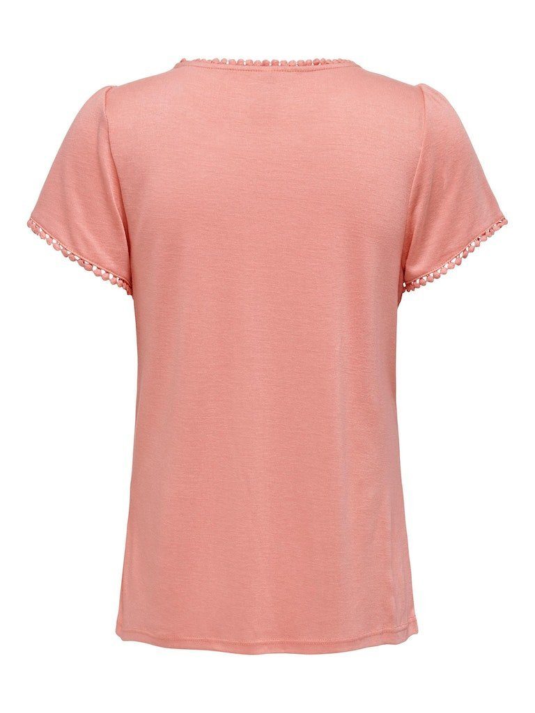 ONLY Blusentop ONLARIANA S/S TOP JRS Coral Haze