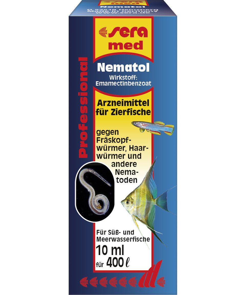 Sera Aquarium-Wassertest Sera med Arzneimittel für Fische Professional