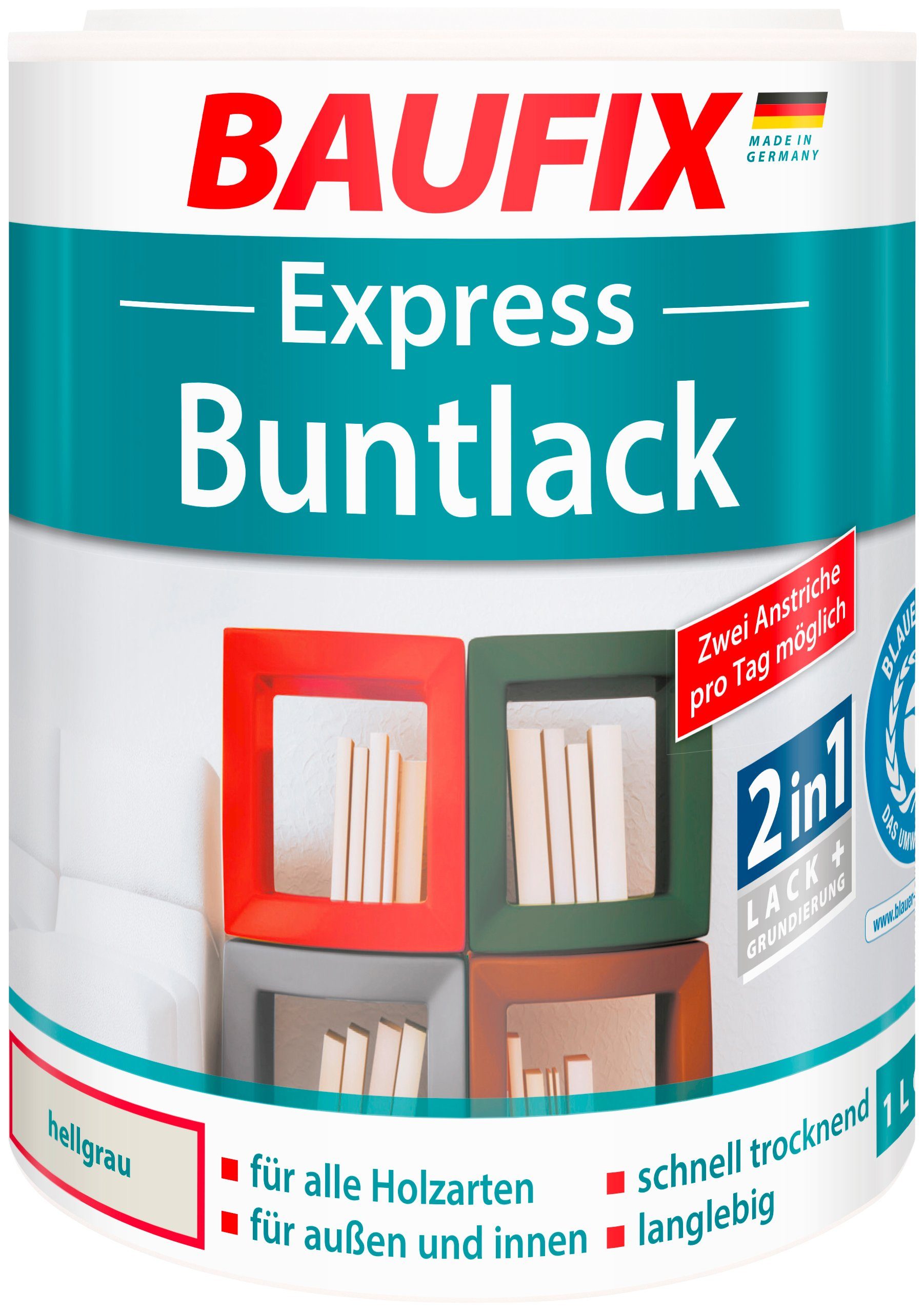 BAUFIX Acryl Buntlack »Express«, hellgrau, 1 l | OTTO
