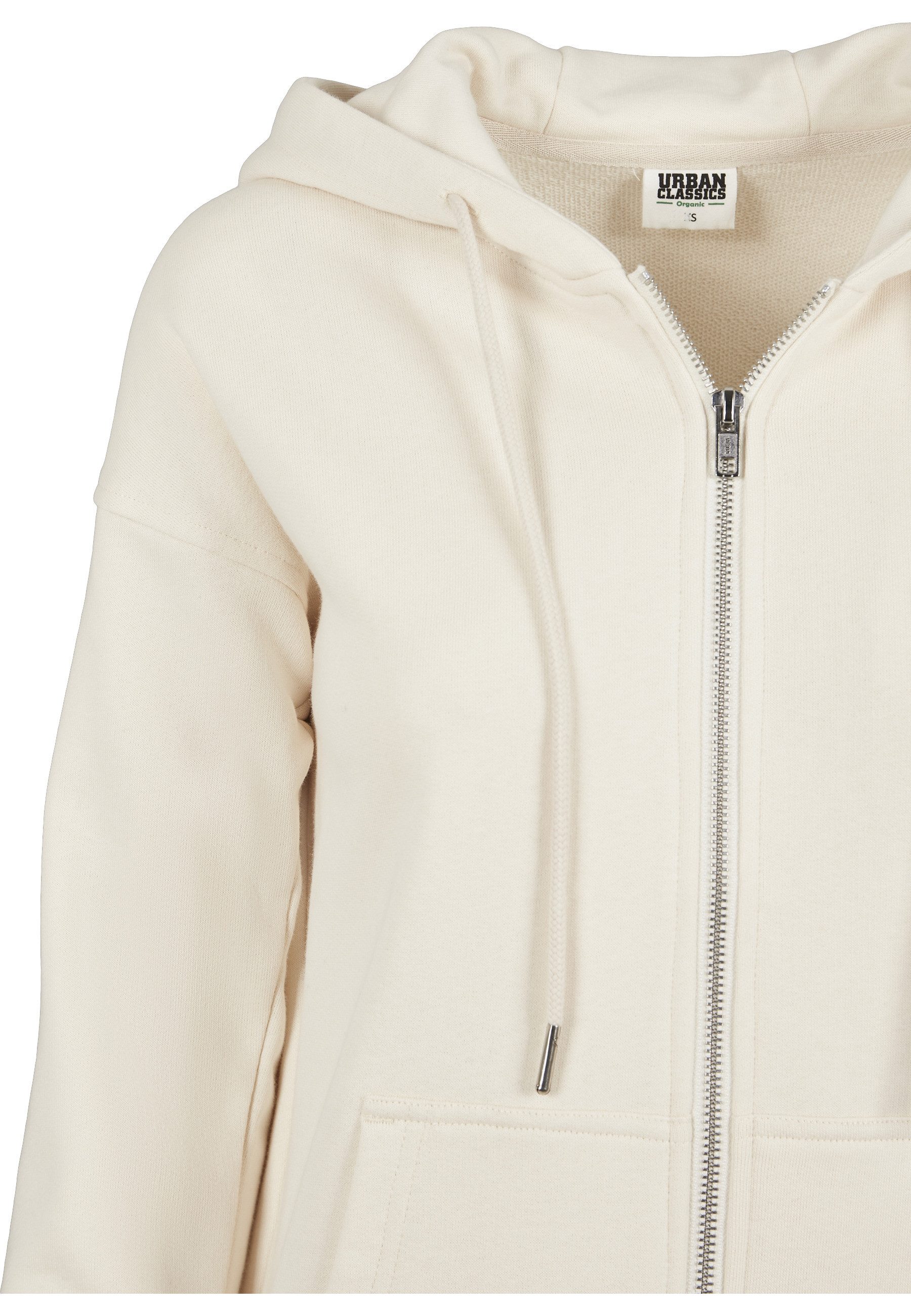 URBAN CLASSICS Sweatjacke Urban Classics Damen Ladies Organic Terry Zip Hoody (1-tlg)
