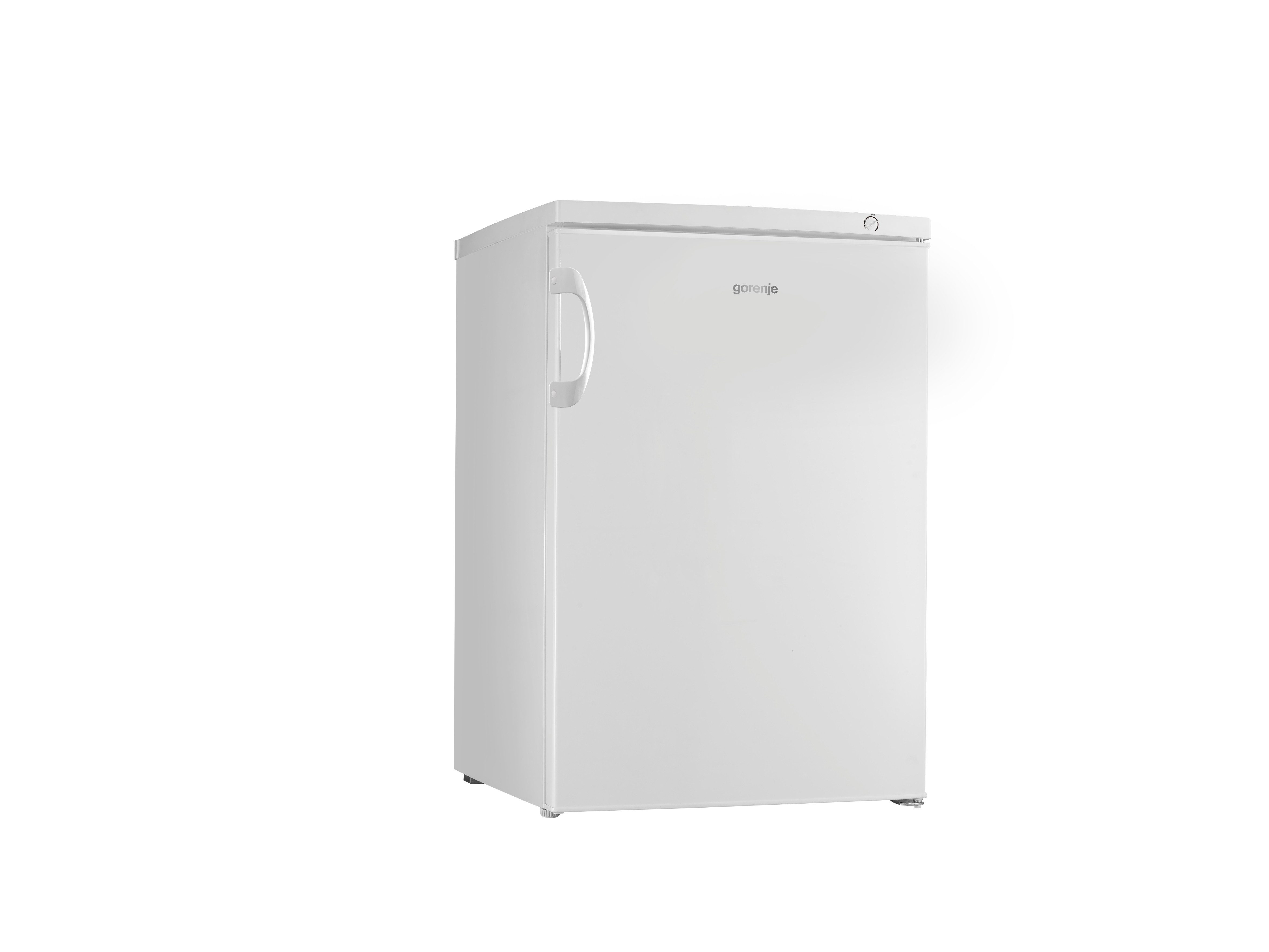 GORENJE Gefrierschrank F49CPW, 84,5 cm hoch, 56 cm breit, transparente Schubladen, Türanschlag wechselbar