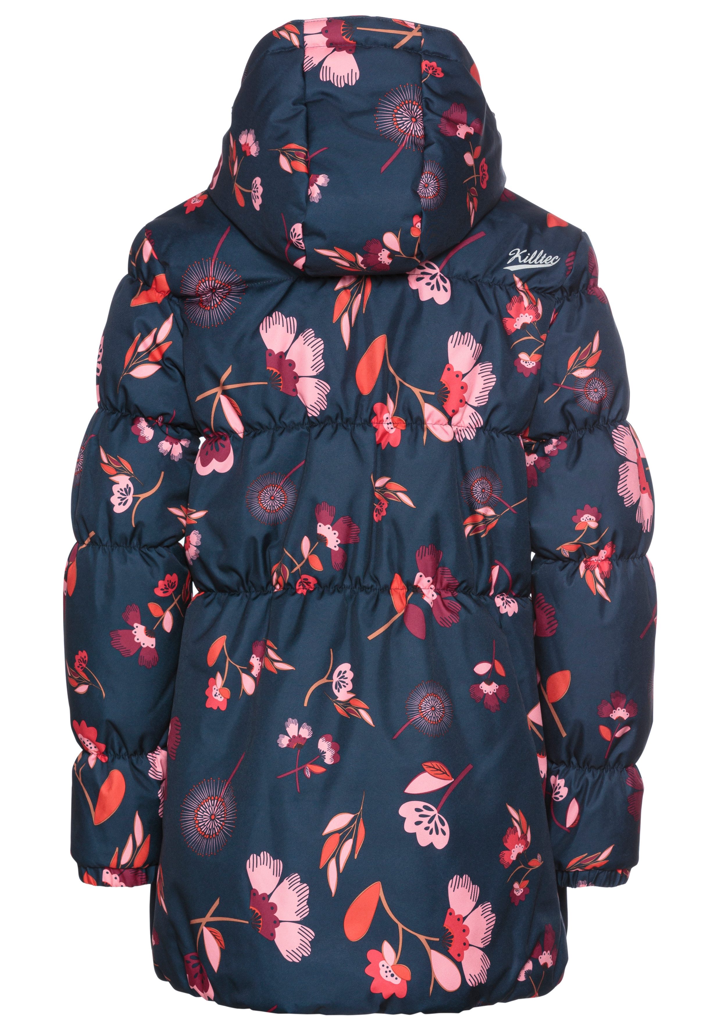 Killtec Steppjacke KW 316 GRLS JCKT OT für Mädchen wärmend, wind- und wasserabweisend, mit Kapuze