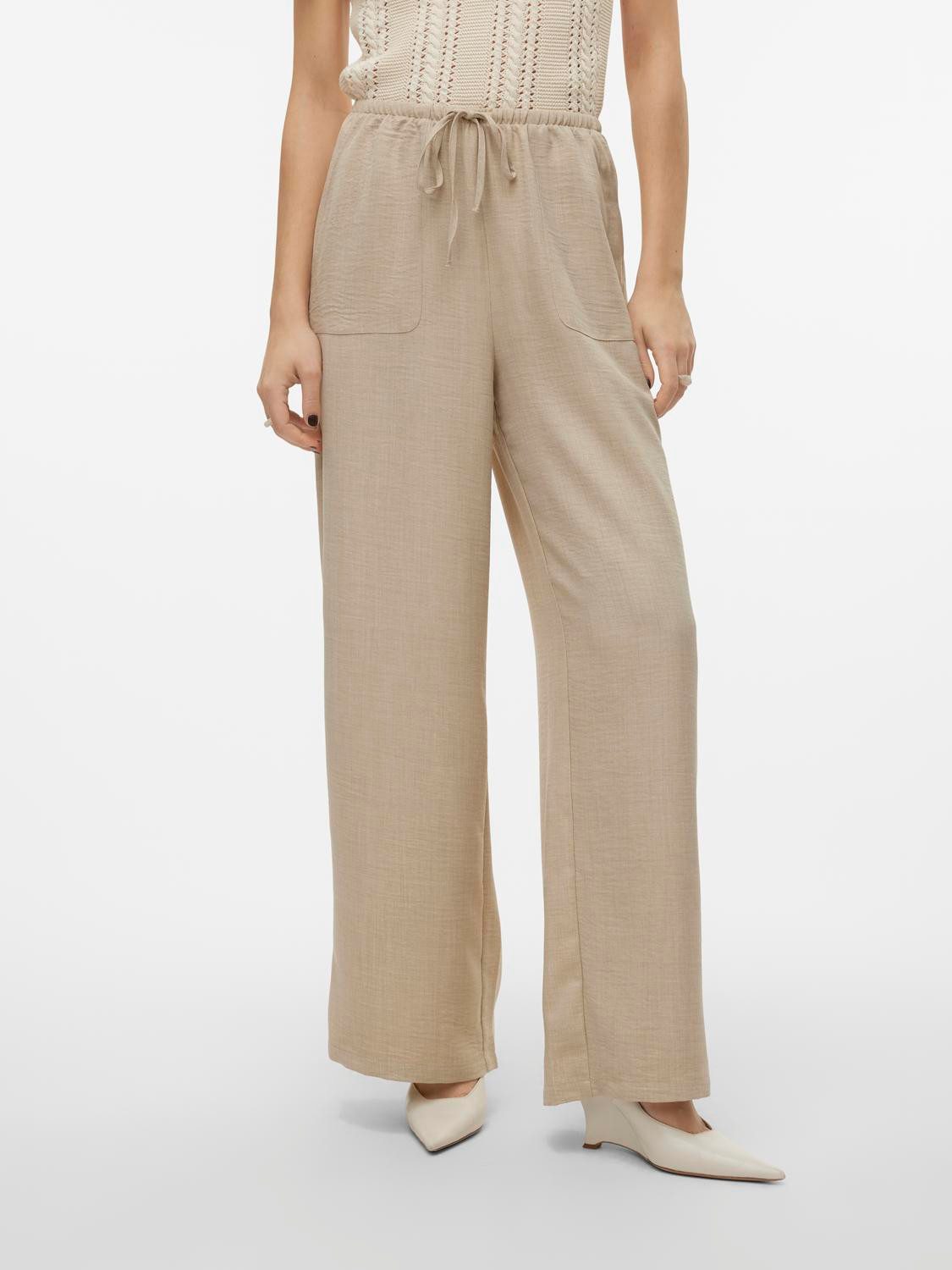 Vero Moda Schlupfhose VMMELANEY HW LOOSE PANT WVN GA NOOS Sommerhose günstig online kaufen