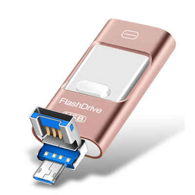 GelldG 128GB USB Stick für Handy, Speicherstick Externer Speichererweiterung USB-Adapter