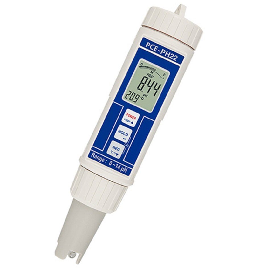 Gartenthermometer pH-Meter PCE-PH 22 Messung von pH-Wert und Temperatur