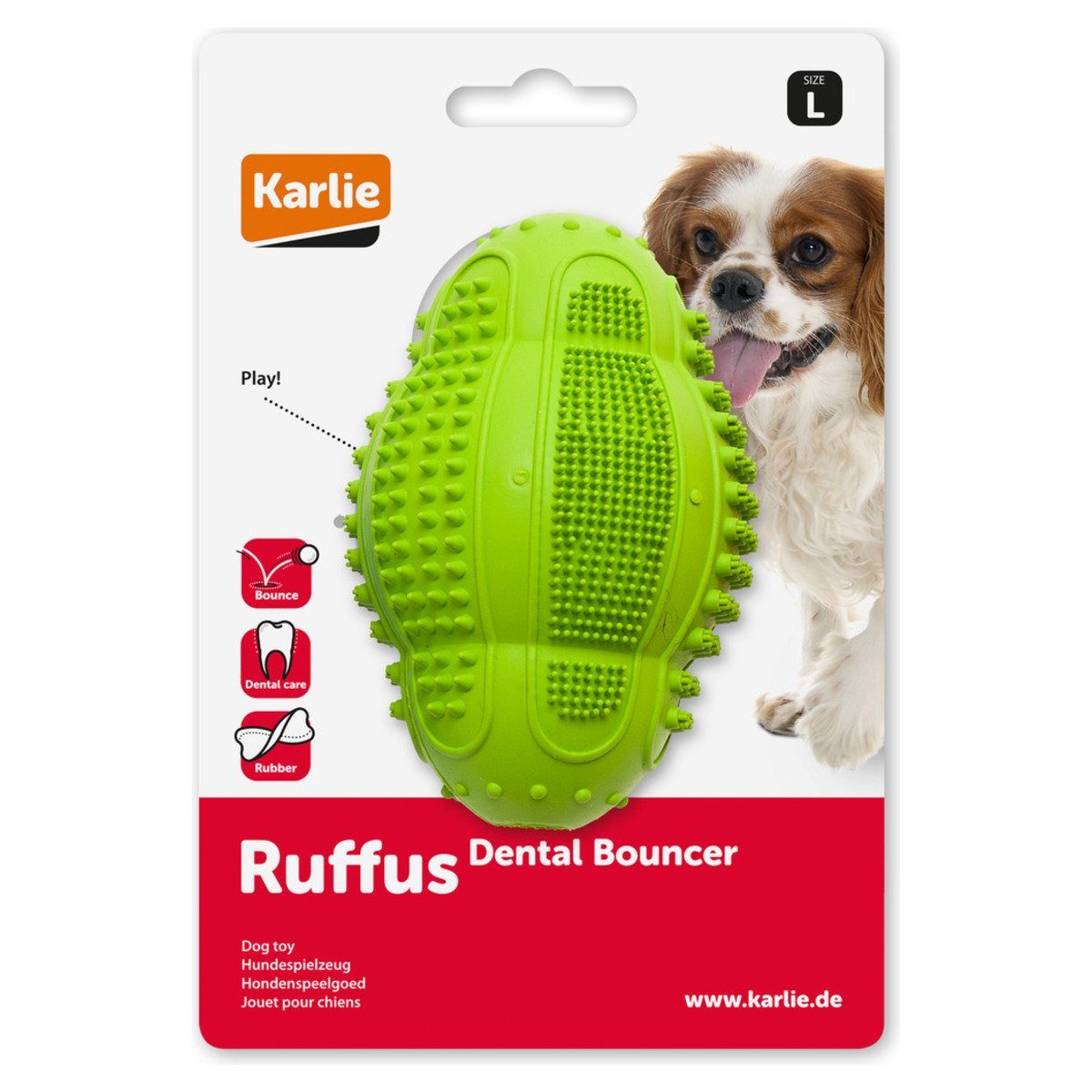 Thumbnail - Flamingo Kauspielzeug Hundespielzeug Boomer Dental Bouncer