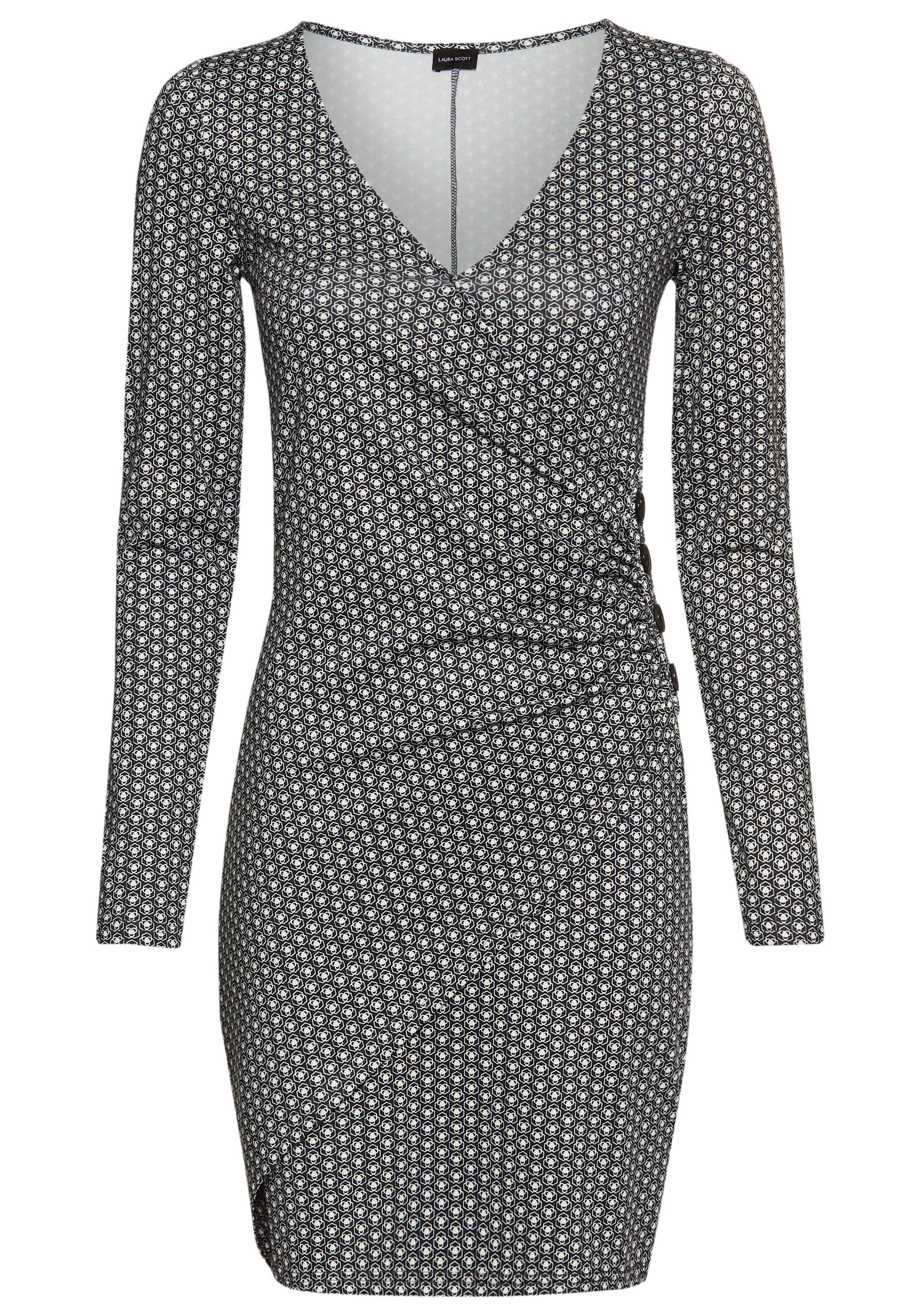 Laura Scott Jerseykleid mit Wickeleffekt