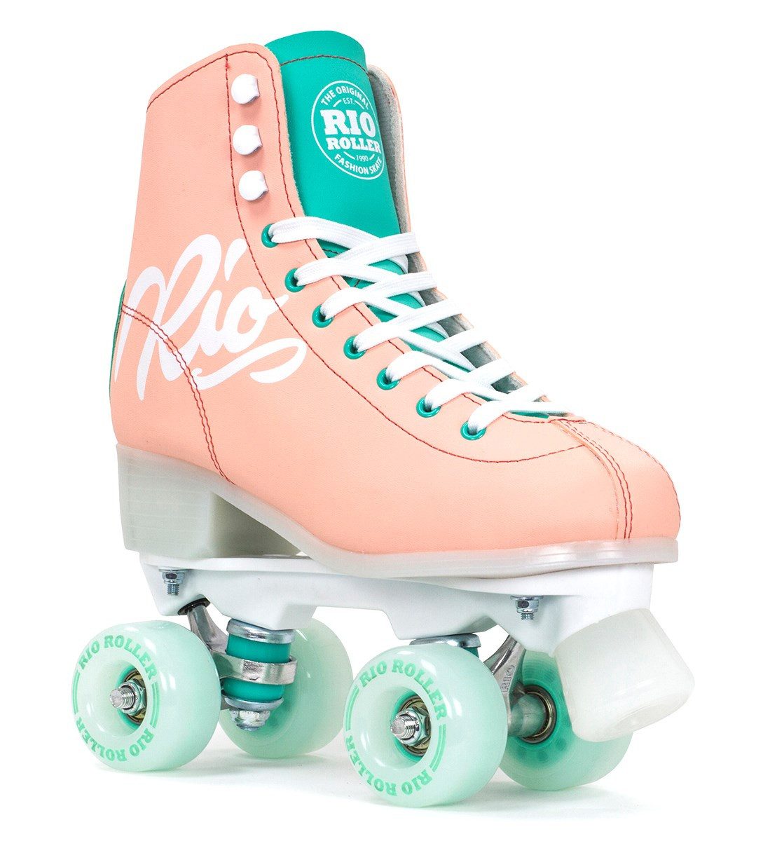 Rio Roller Rollschuhe RIO ROLLER SCRIPT Rollschuh peach/green