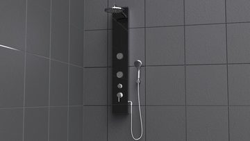Schütte Duschsäule, Höhe 145 cm, Duschsystem mit Regendusche & Massagedüsen,Handbrause mit 3 Funktionen