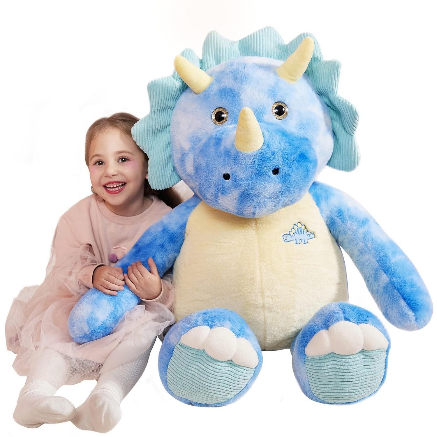 LuxusKollektion Kuscheltier Kuscheltier Dinosaurier Plüschtier 78cm Kinder Triceratops (1-St)