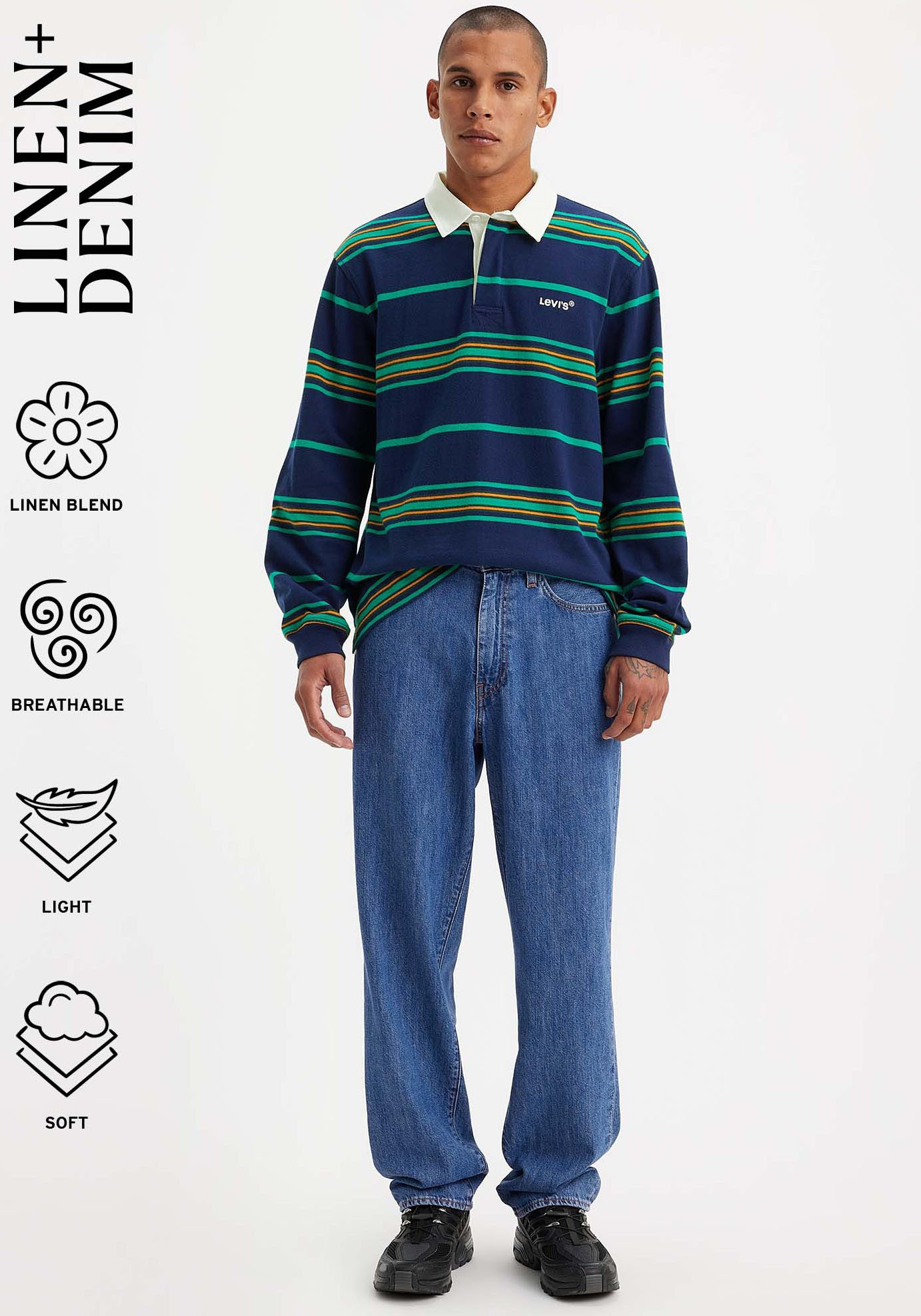 Levi's® Loose-fit-Jeans 568 STAY LOOSE mit Leinenanteil