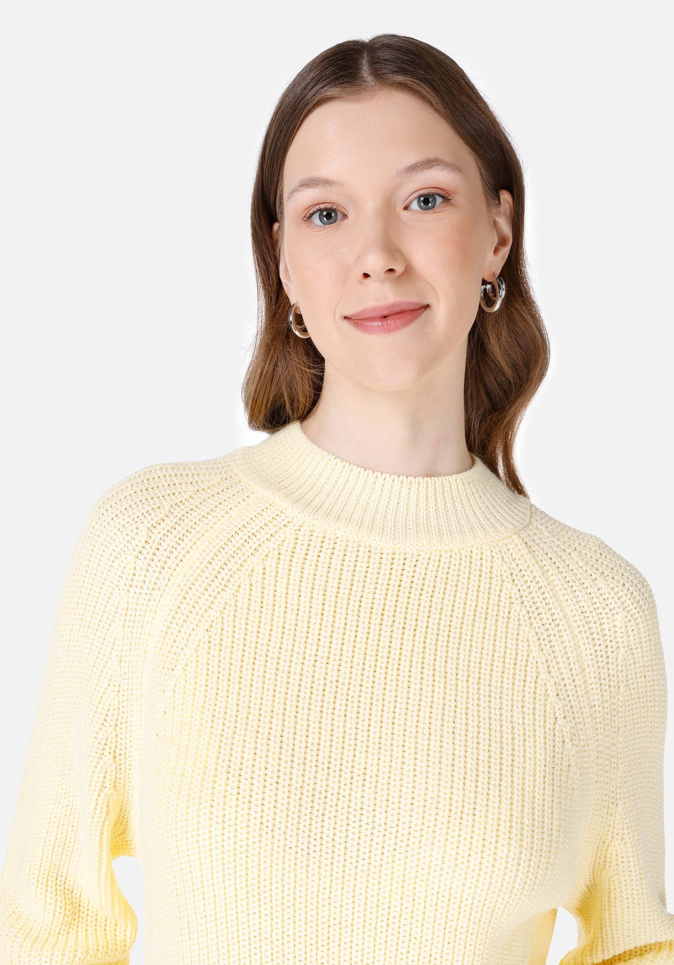 Colins Streifenpullover Colins Regular Fit Rundhals-Sari-Pullover für Damen