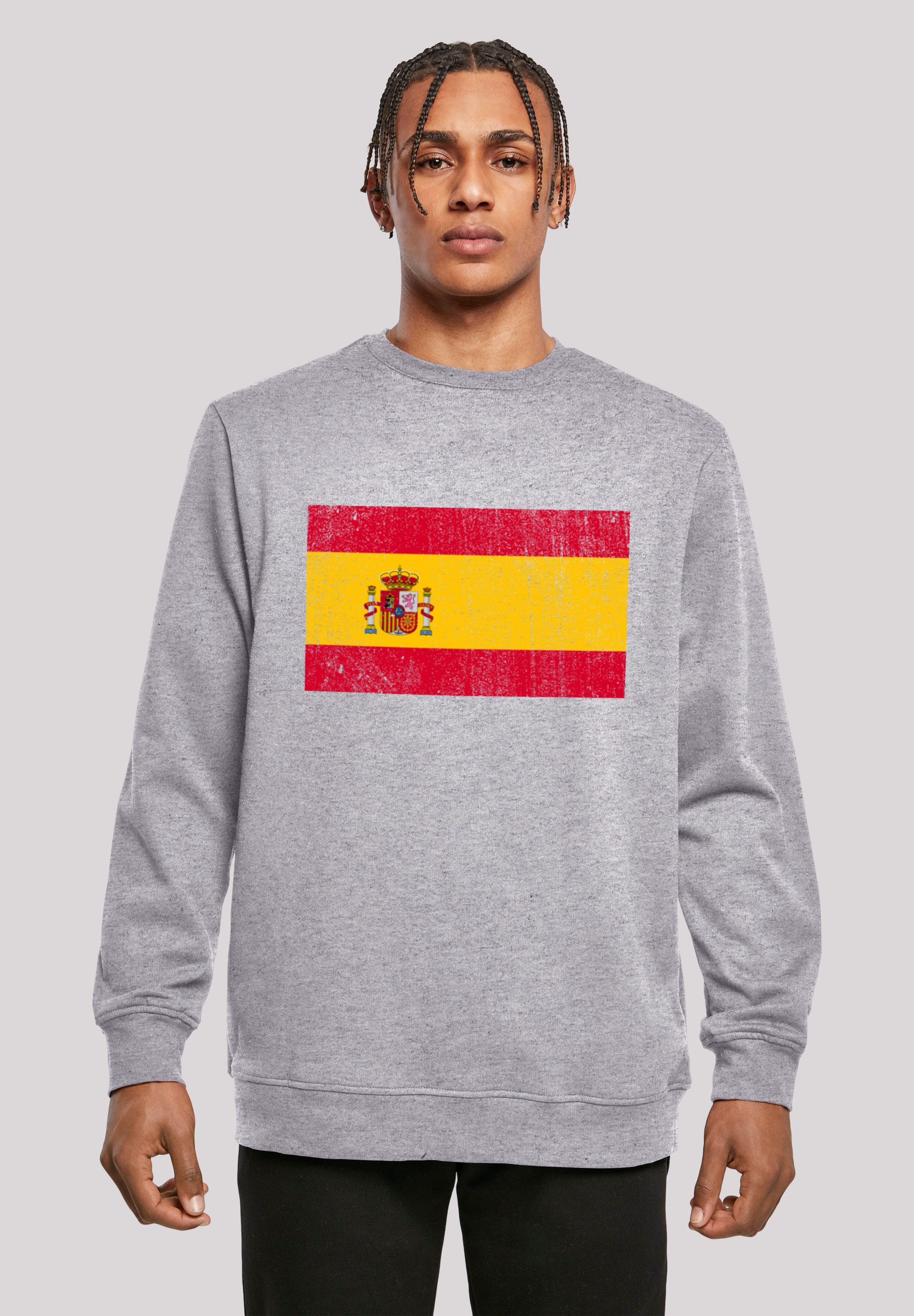 F4NT4STIC Kapuzenpullover "Spain Spanien Flagge distressed", Print günstig online kaufen