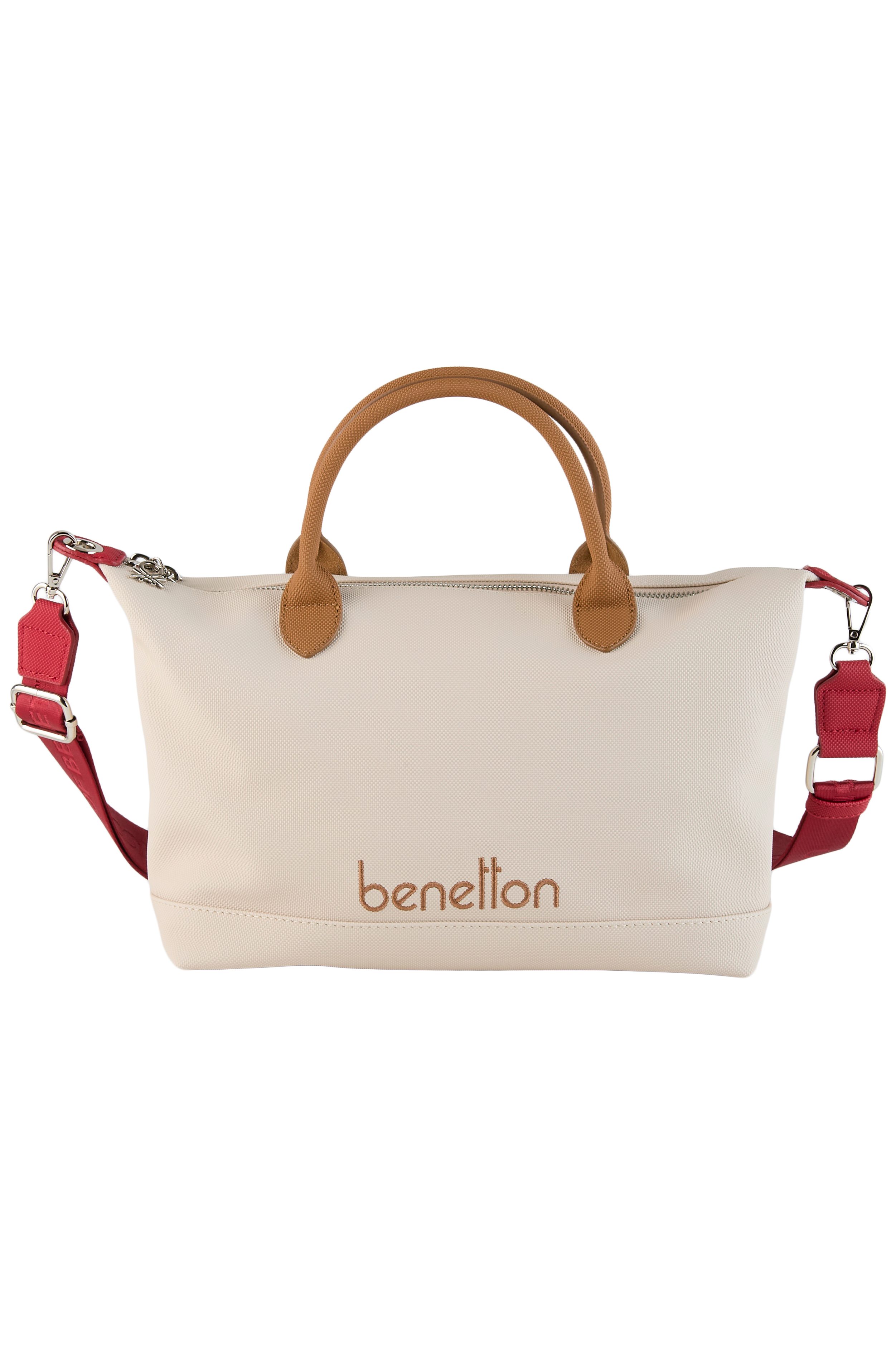 Henkeltasche 2-in-1 Damen Handtasche & Umhängetasche – Tote Bag mit Bodennieten L
