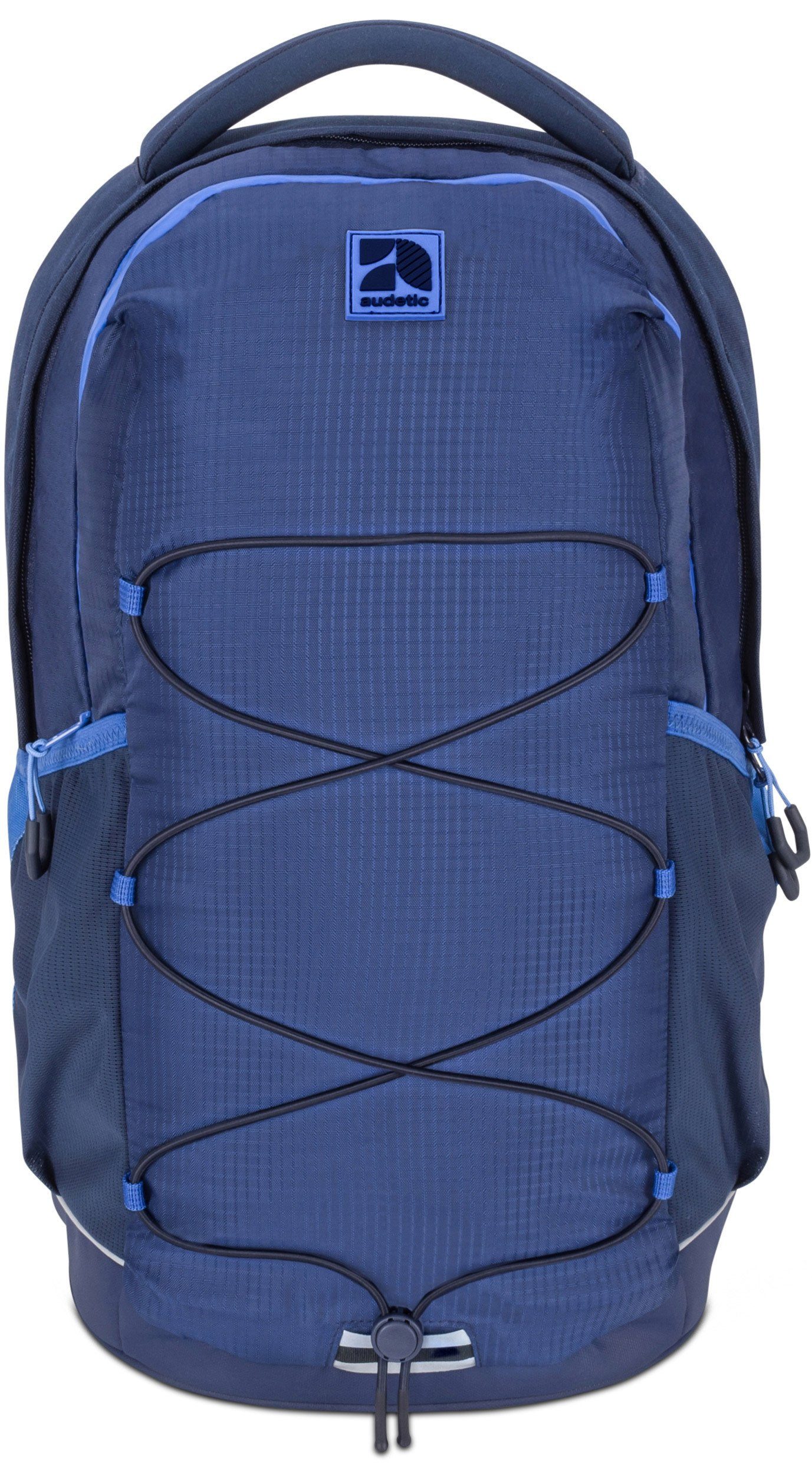 audetic Schulrucksack Aero Set), Teenager Ergonomisch, Wasserabweisend Rucksack Jungen Gepolstert, Navy (Keine Schule Mädchen