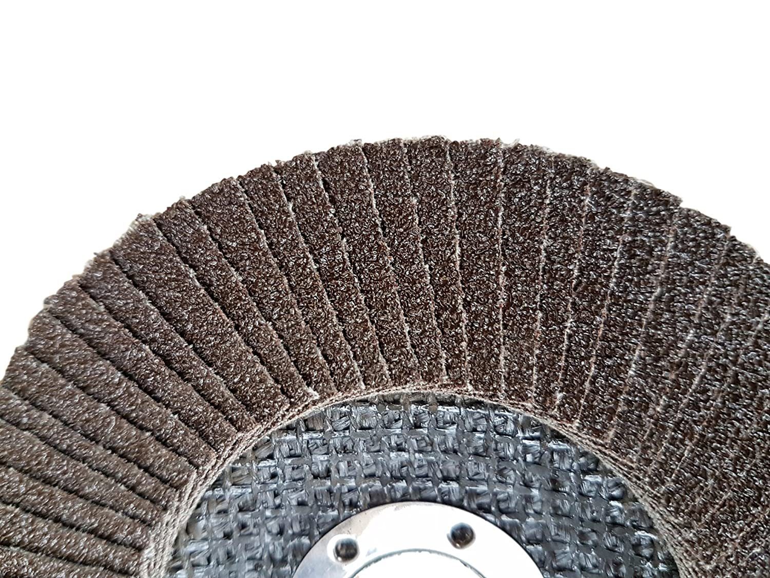 Rostio Fächerscheibe 10 Stück Rostio Fächerscheibe ø 125mm Stahl & Metall braun, Ø 125,00 mm