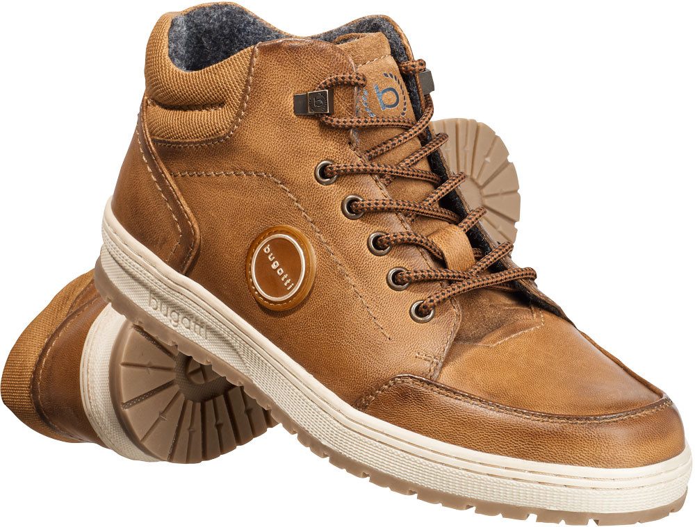 bugatti Echtleder- Stiefelette Warmes Fleece-Futter für warme Füße – Bild 2 von 5