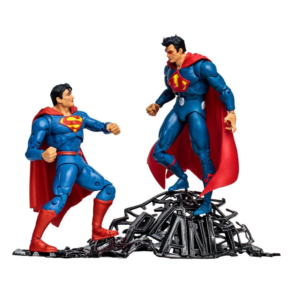 Actionfigur DC Multiverse Multipack Superman vs Superman of Earth-3 (Gold Label)