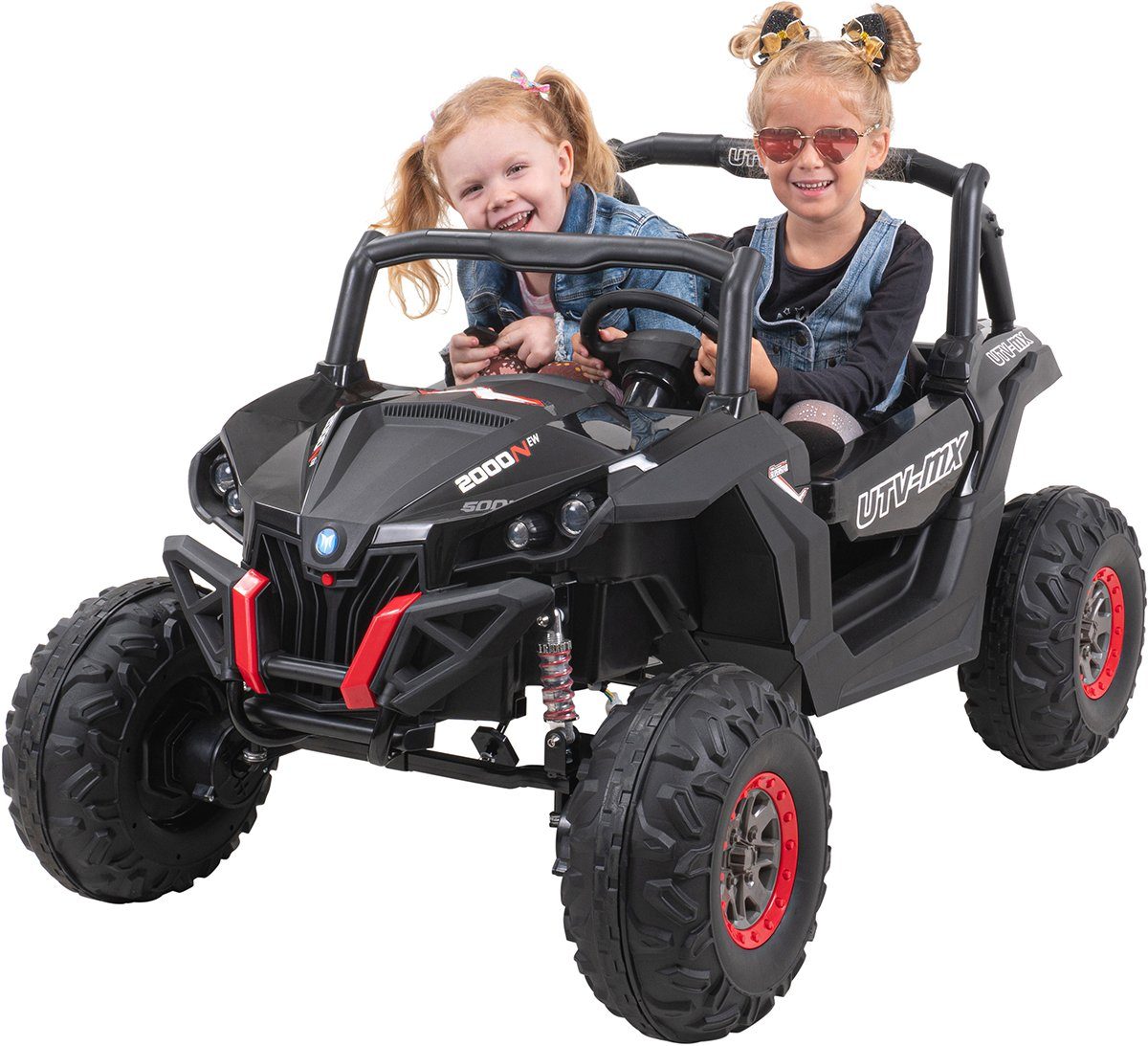 Actionbikes Motors Elektro-Kinderauto »UTV Buggy MX«, Belastbarkeit 50 kg,  Kinder Elektro Auto - mit Fernbedienung - USB - SD Karte - MP3 - AUX -  Bluetooth - Soft Start - Bremsautomatik -