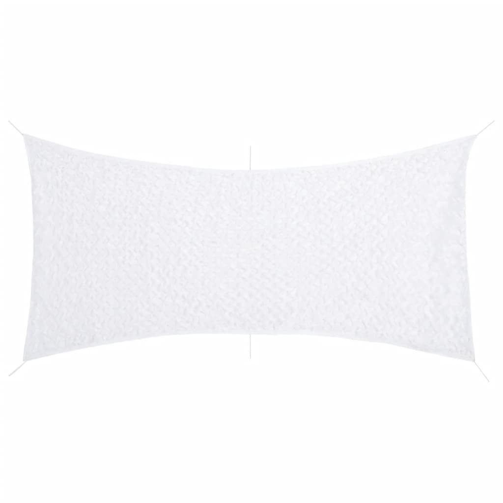 vidaXL Tennisnetz, Tarnnetz mit Aufbewahrungstasche 506x279 cm Weiß