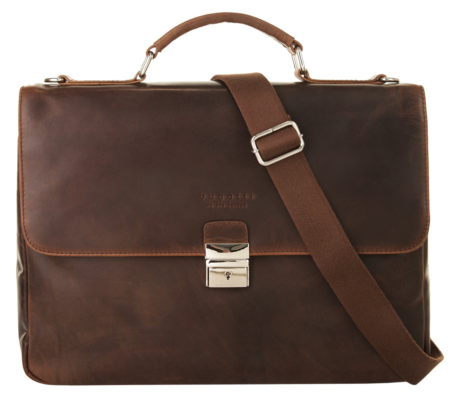 bugatti Aktentasche ROMANO, echt Leder