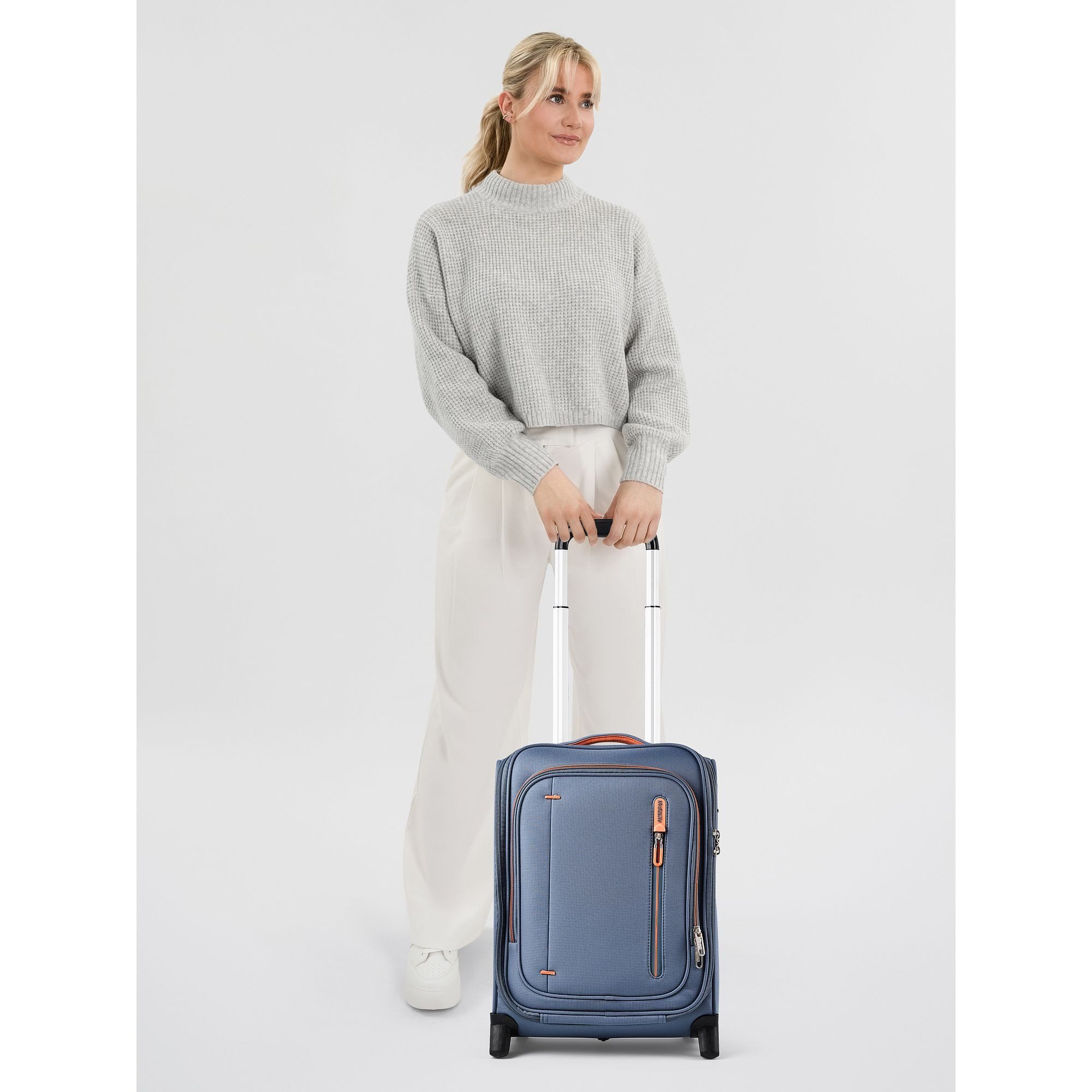 American Tourister® Handgepäck-Trolley Cloudrider, 4 Rollen, Polyester