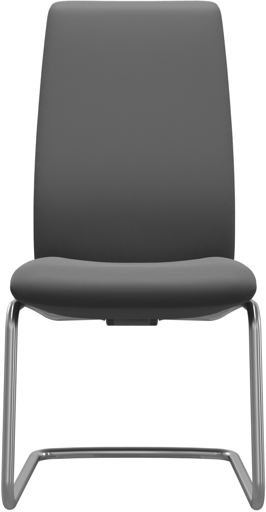 Stressless® Polsterstuhl Chrom Größe Beinen L, Laurel, Back, aus mit glänzend in High Stahl