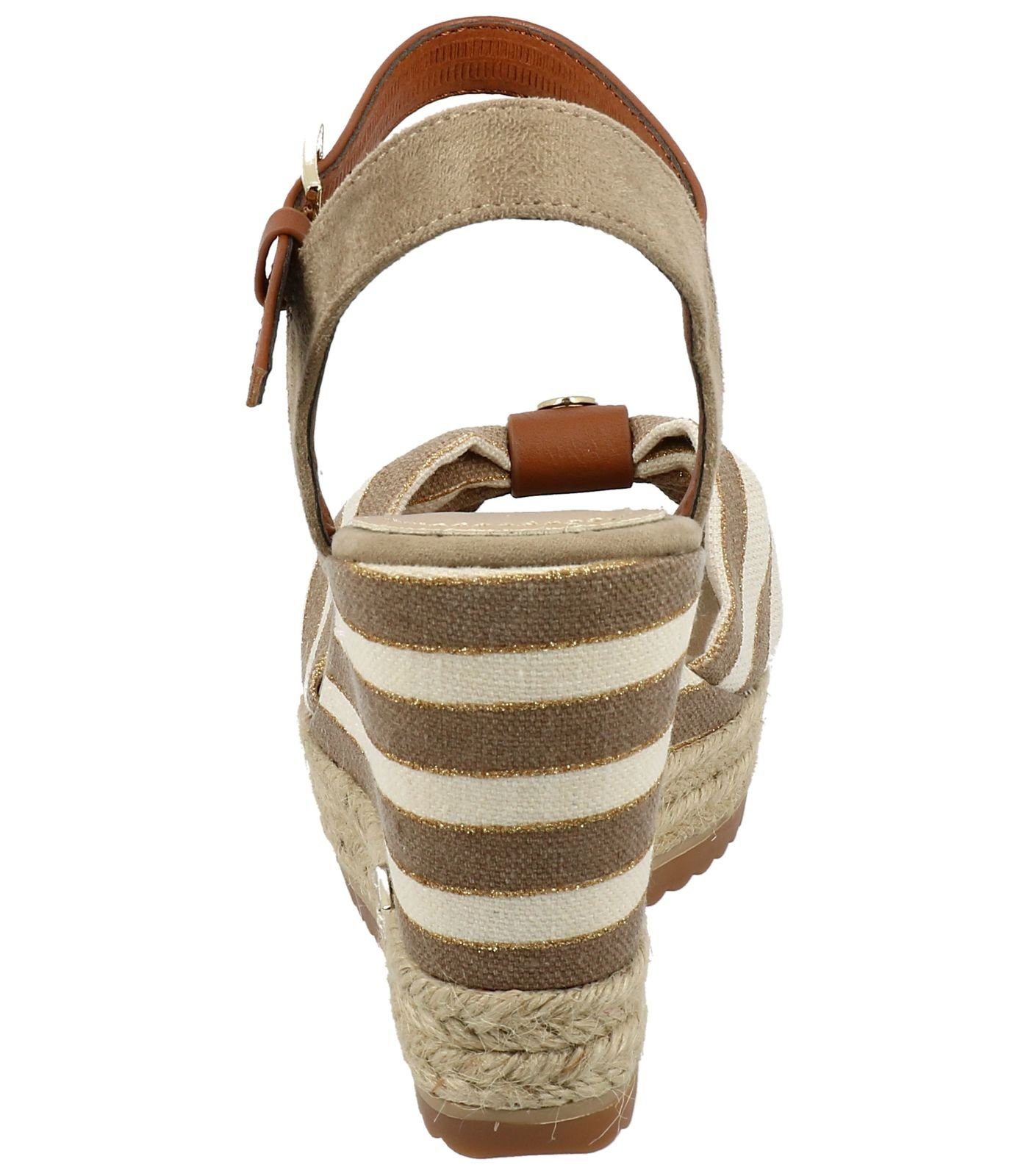 TOM TAILOR High-Heel-Sandalette Textil Sandalen