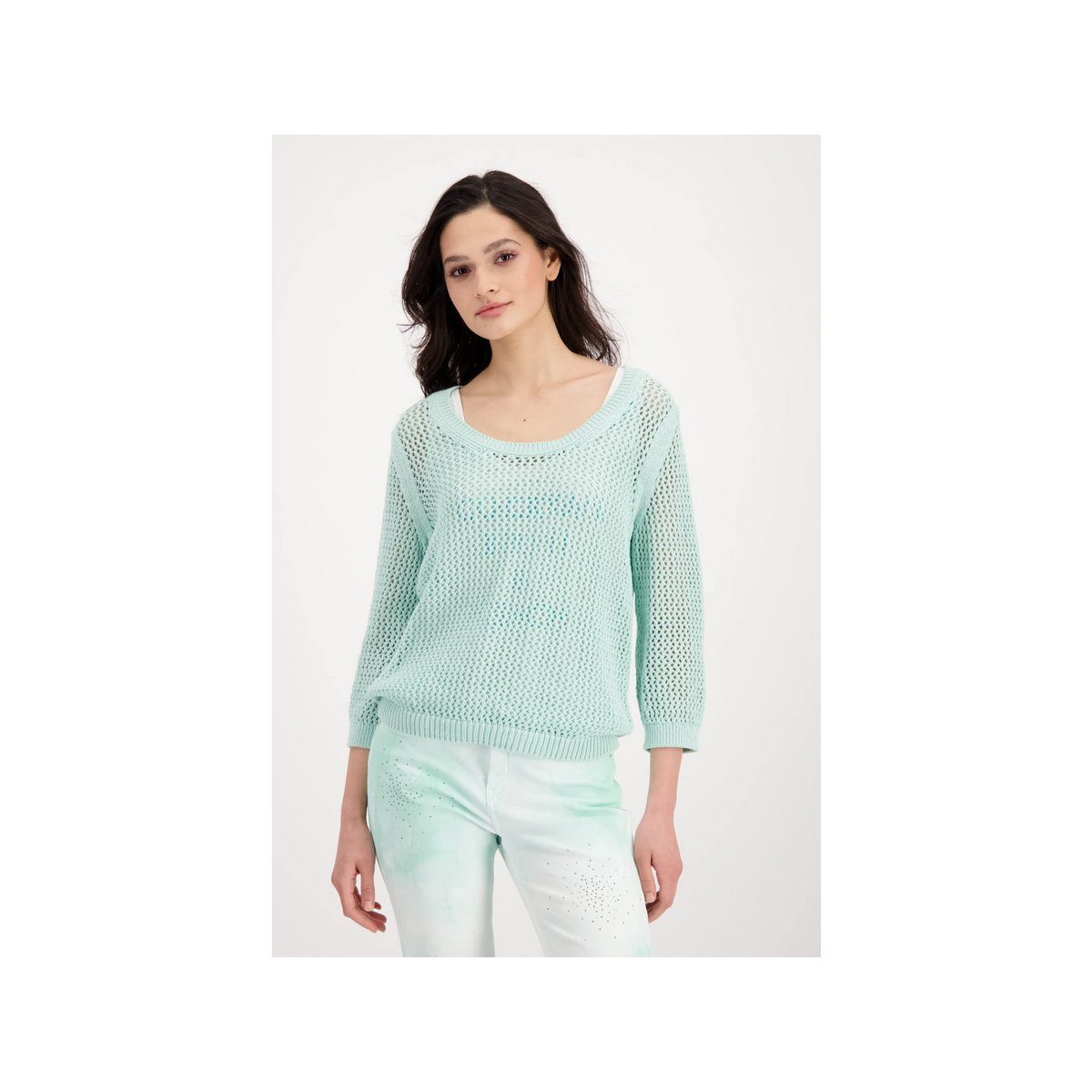 Monari Longpullover uni (1-tlg) fresh mint