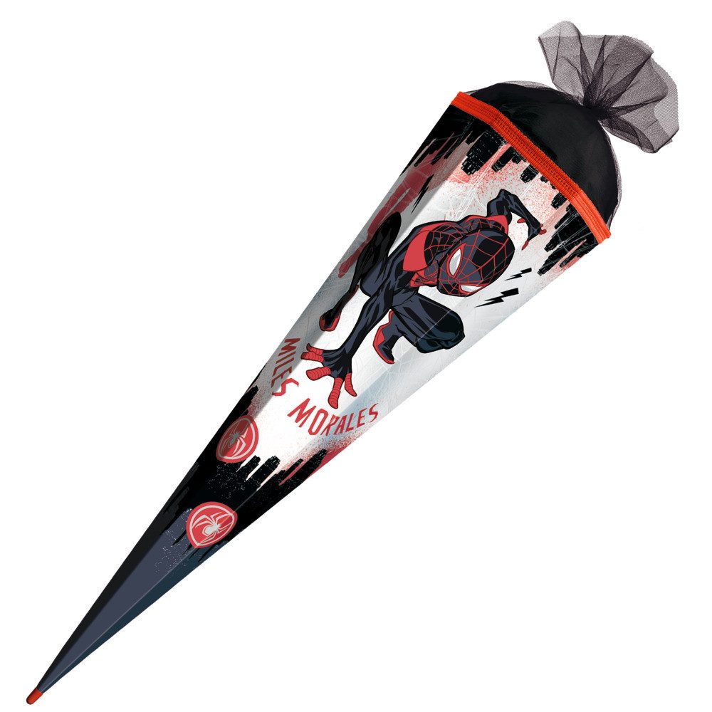 Roth Schultüte Roth Schultüte Marvel Spider-Man Miles Morales Folie eckig Schutzspitz