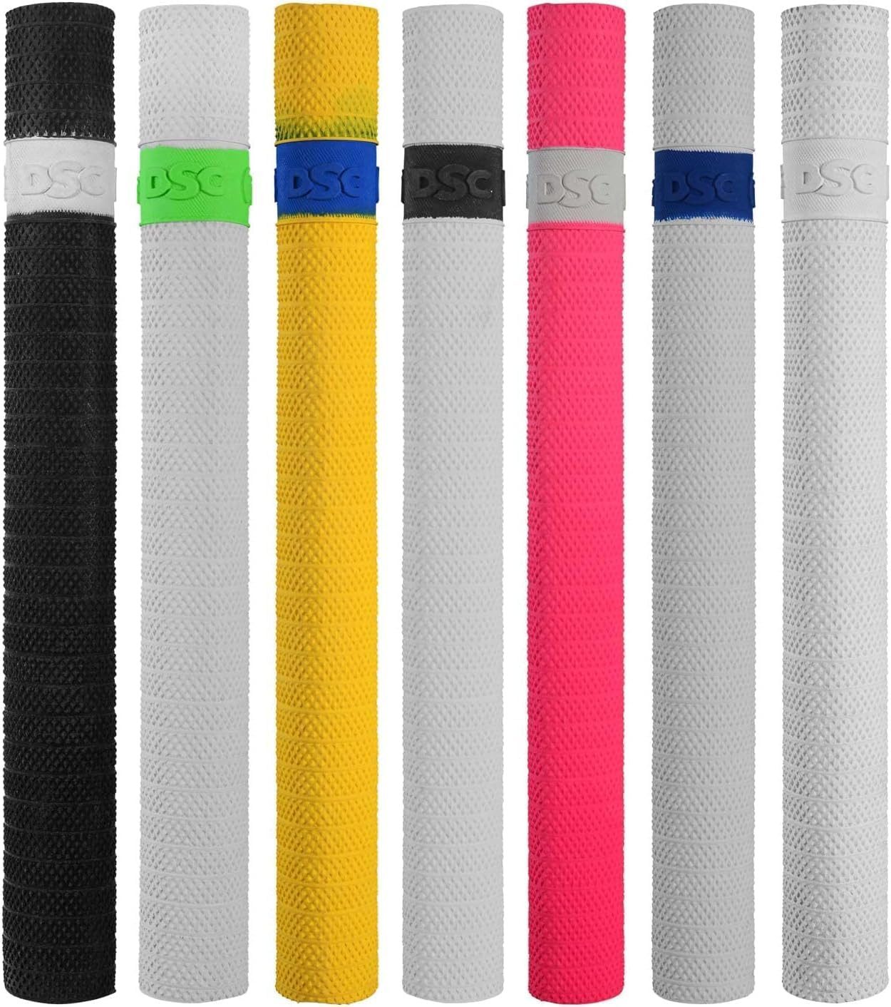 DSC Griffband DSC Speed Mix Farbiger Cricketschlägergriff, Bessere Stoßdämpfung (Im Lieferumfang enthalten: 3 Schlägergriffe, Verwendung für alle Spieler, Bequeme Passform) Der Griff ist für den Schlagmann von entscheidender Bedeutung.