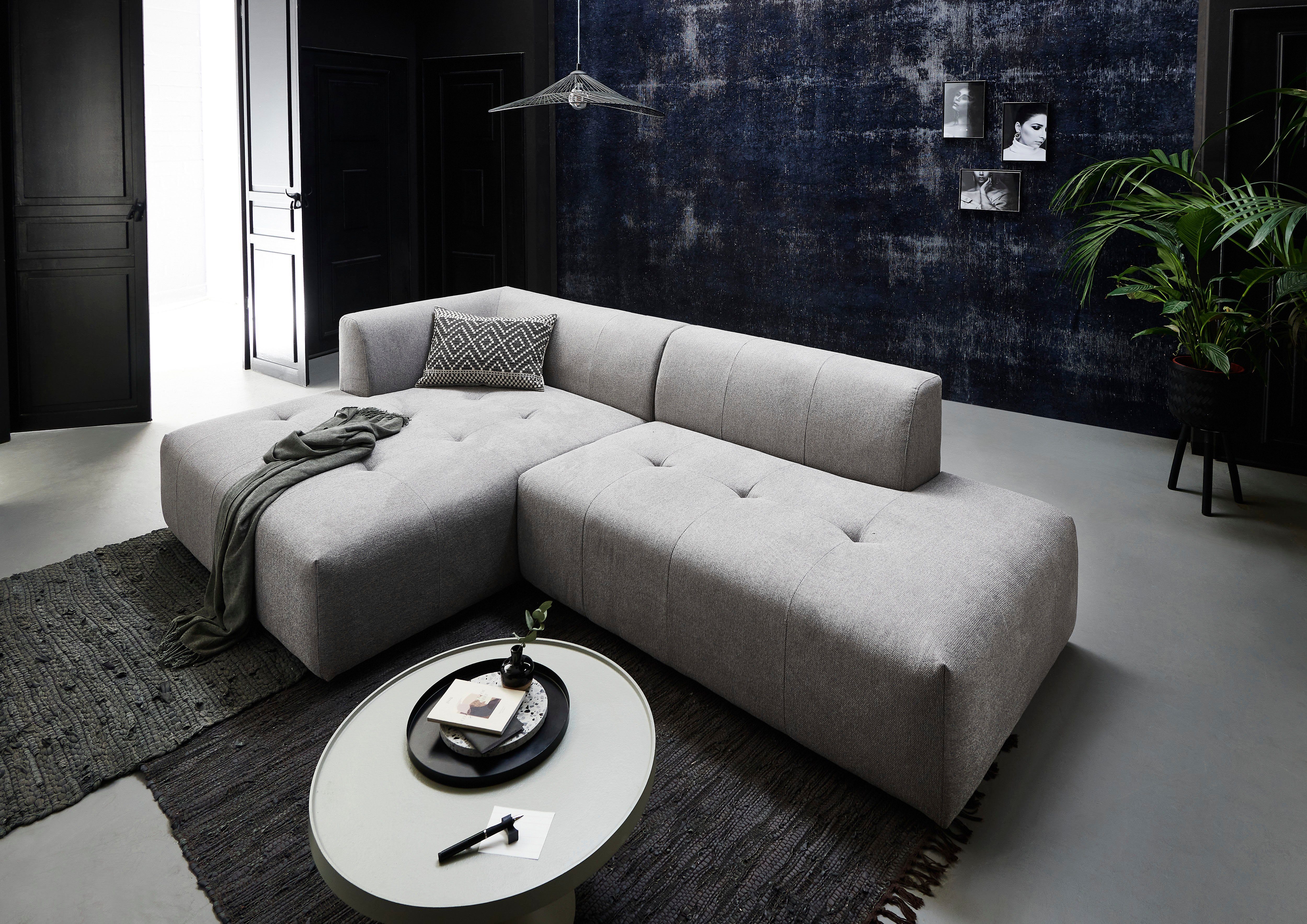 ATLANTIC home collection 3-Sitzer Leonardo, Ottomane mit XXL-Liegefläche