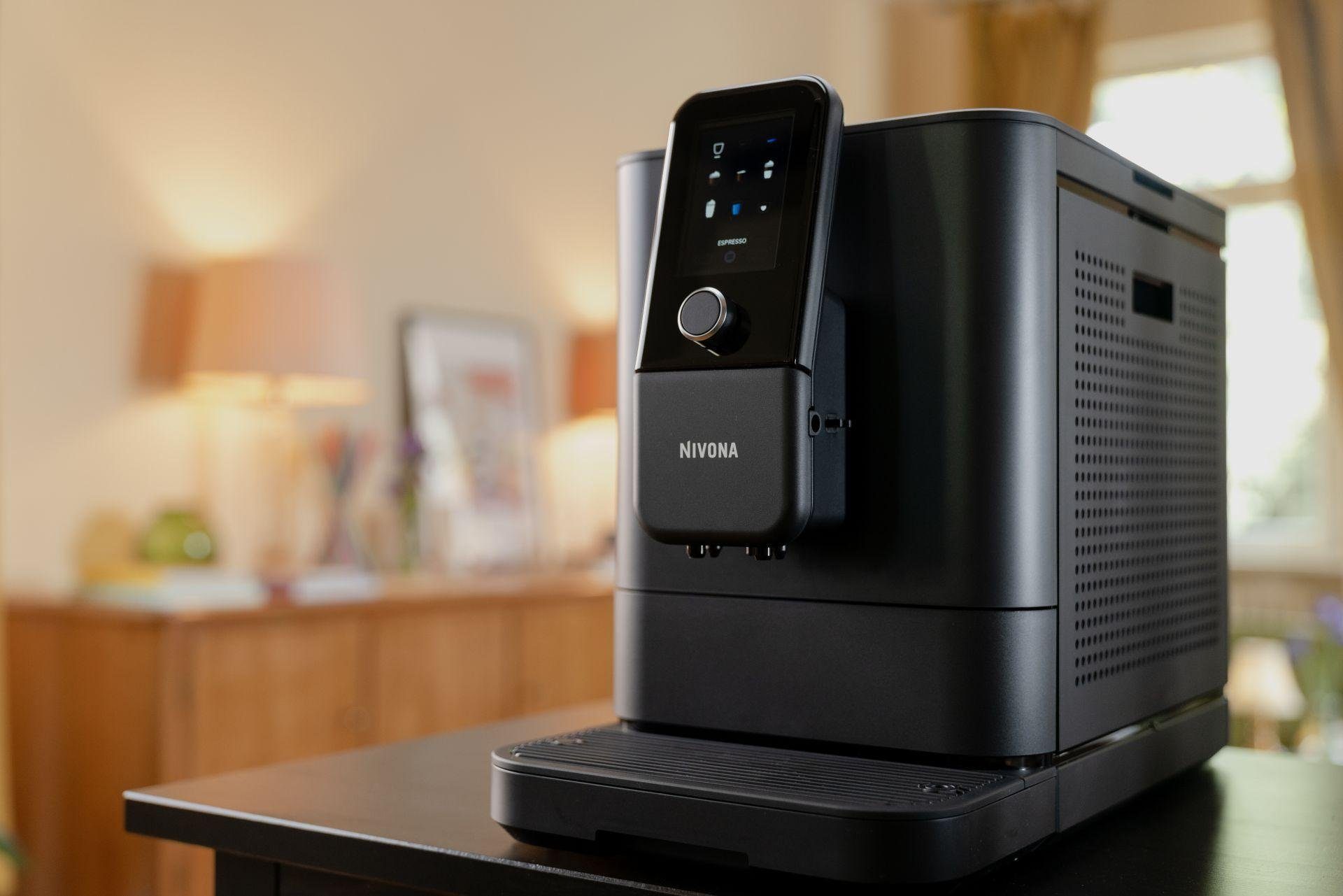 Nivona Kaffeevollautomat, 2-Tassen-Funktion, herausnehmbare Brühgruppe, einfache Bedienung