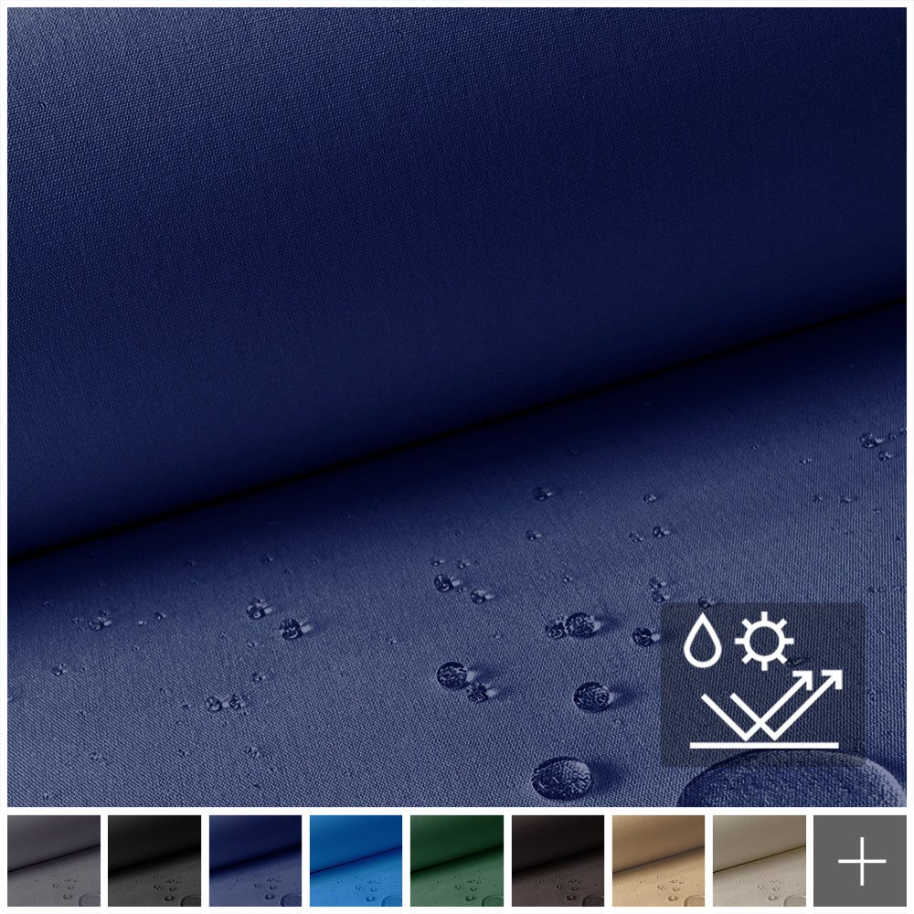 novely® Stoff Oxford 440D UV+ modischer Outdoorstoff, UV-beständig, wetterfest, robust, wasserabweisend, Meterware, 1lfm