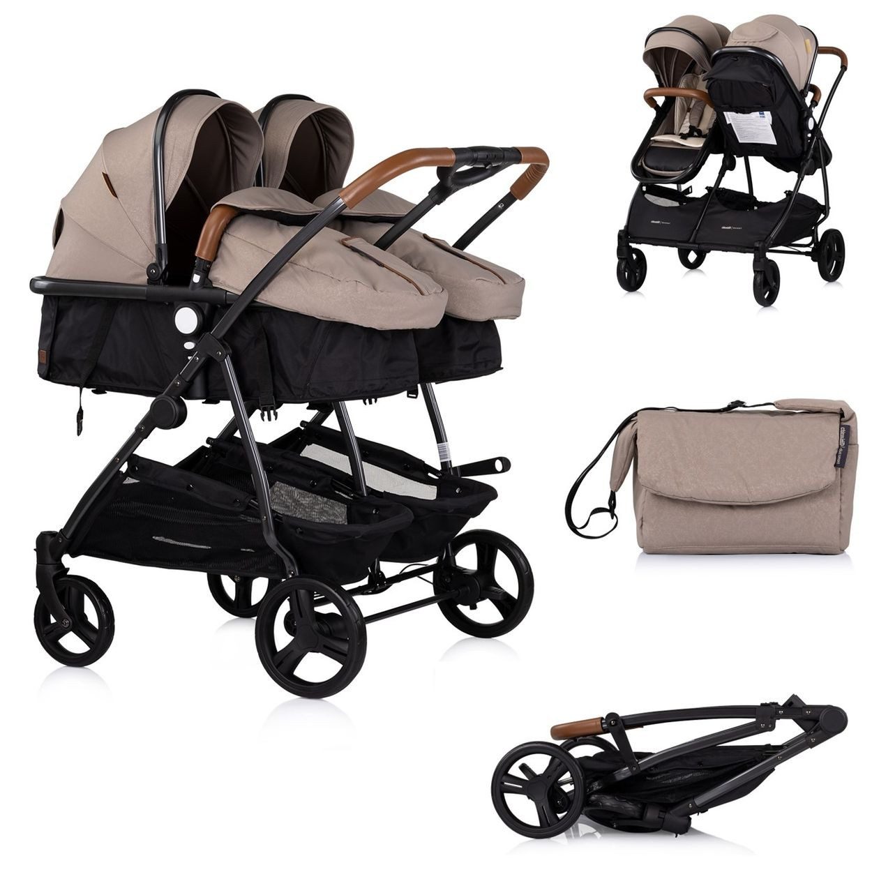 Geschwisterwagen Geschwisterkinderwagen Duo Smart